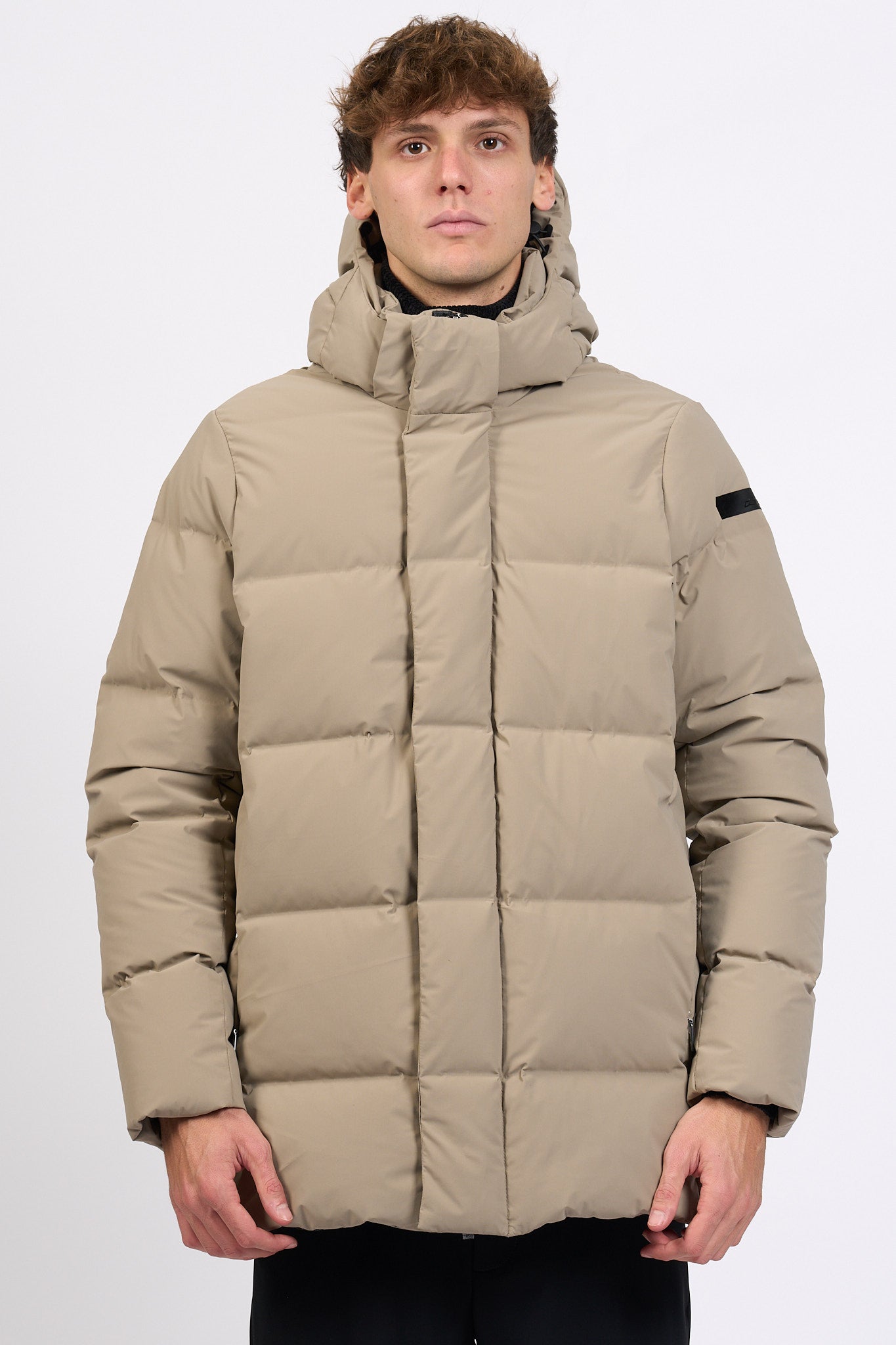 Rrd Piumino Winter Tubic Cappuccio Sabbia Uomo-4