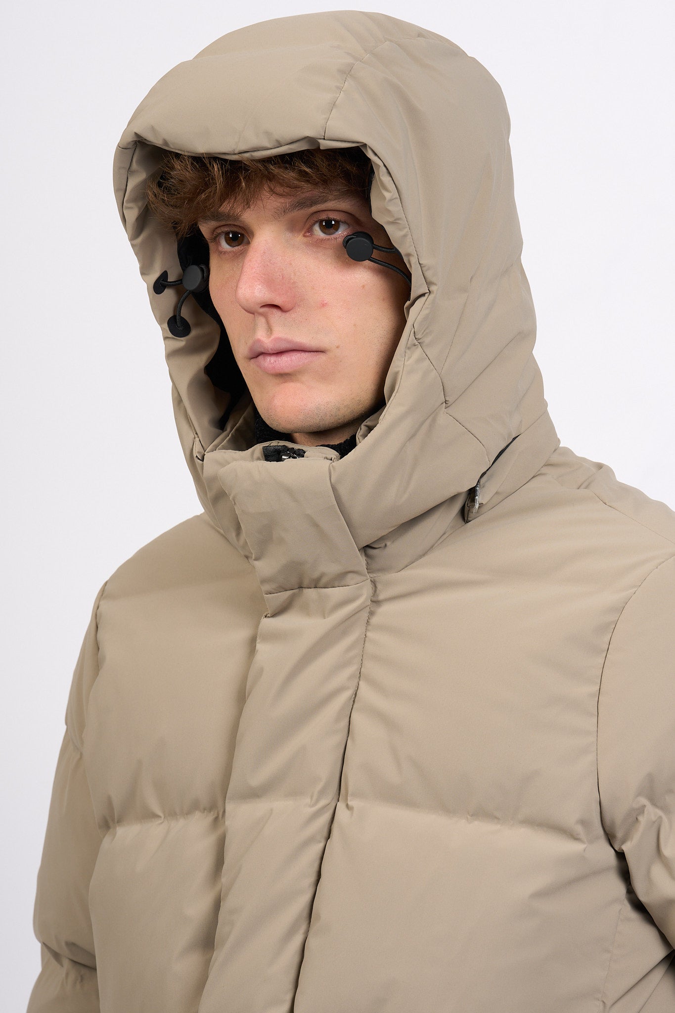 Rrd Piumino Winter Tubic Cappuccio Sabbia Uomo-7