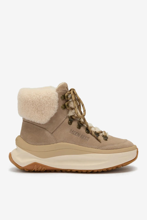 Moon boot Moon247 Shearling Donna stivaletti sabbia