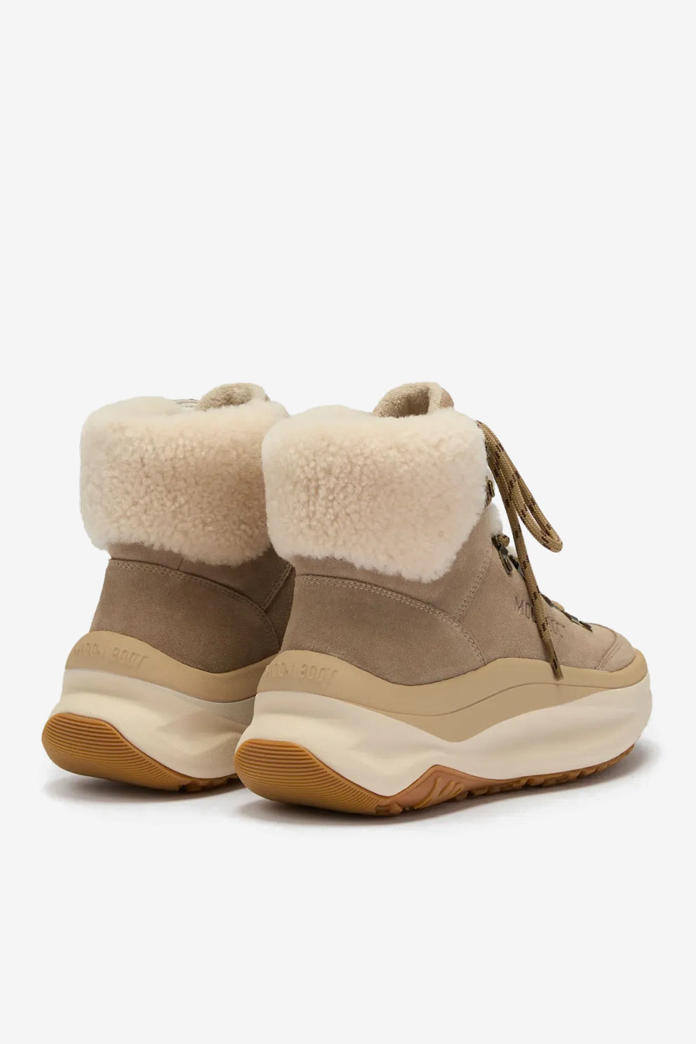 Moon boot Moon247 Shearling Donna stivaletti sabbia-4