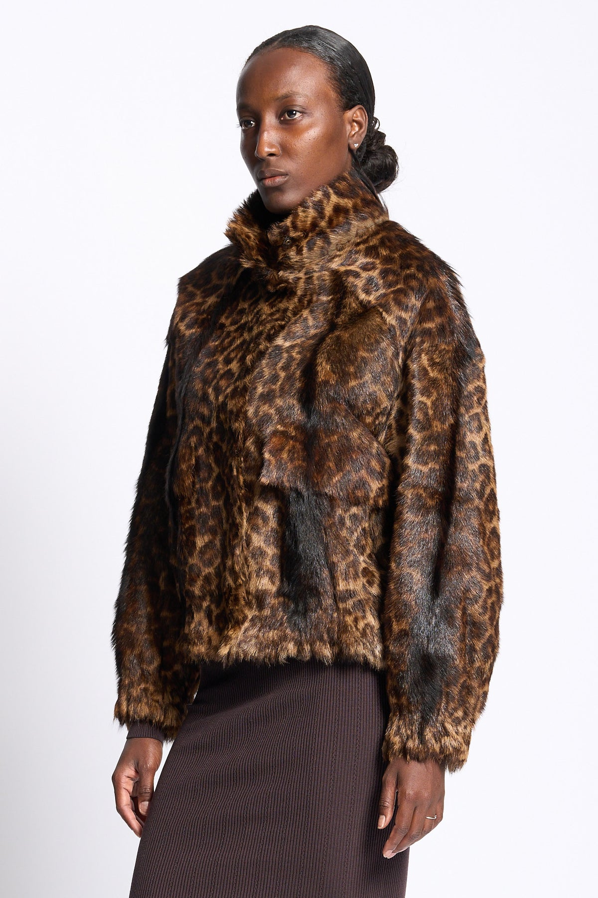 Salvatore santoro Giacca Over Leopard Donna-3