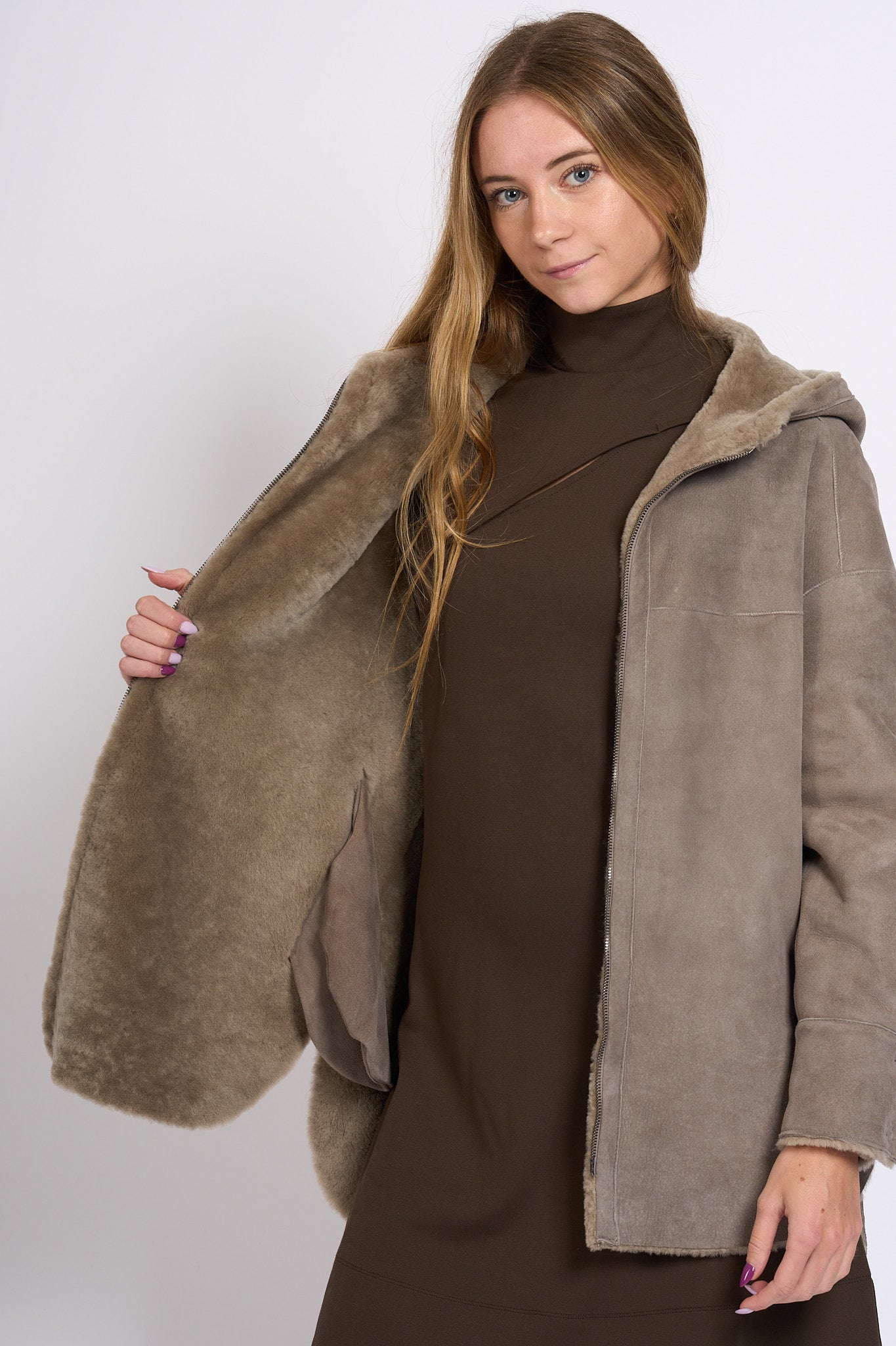 Salvatore santoro Montone Reversibile Sasso Donna-8