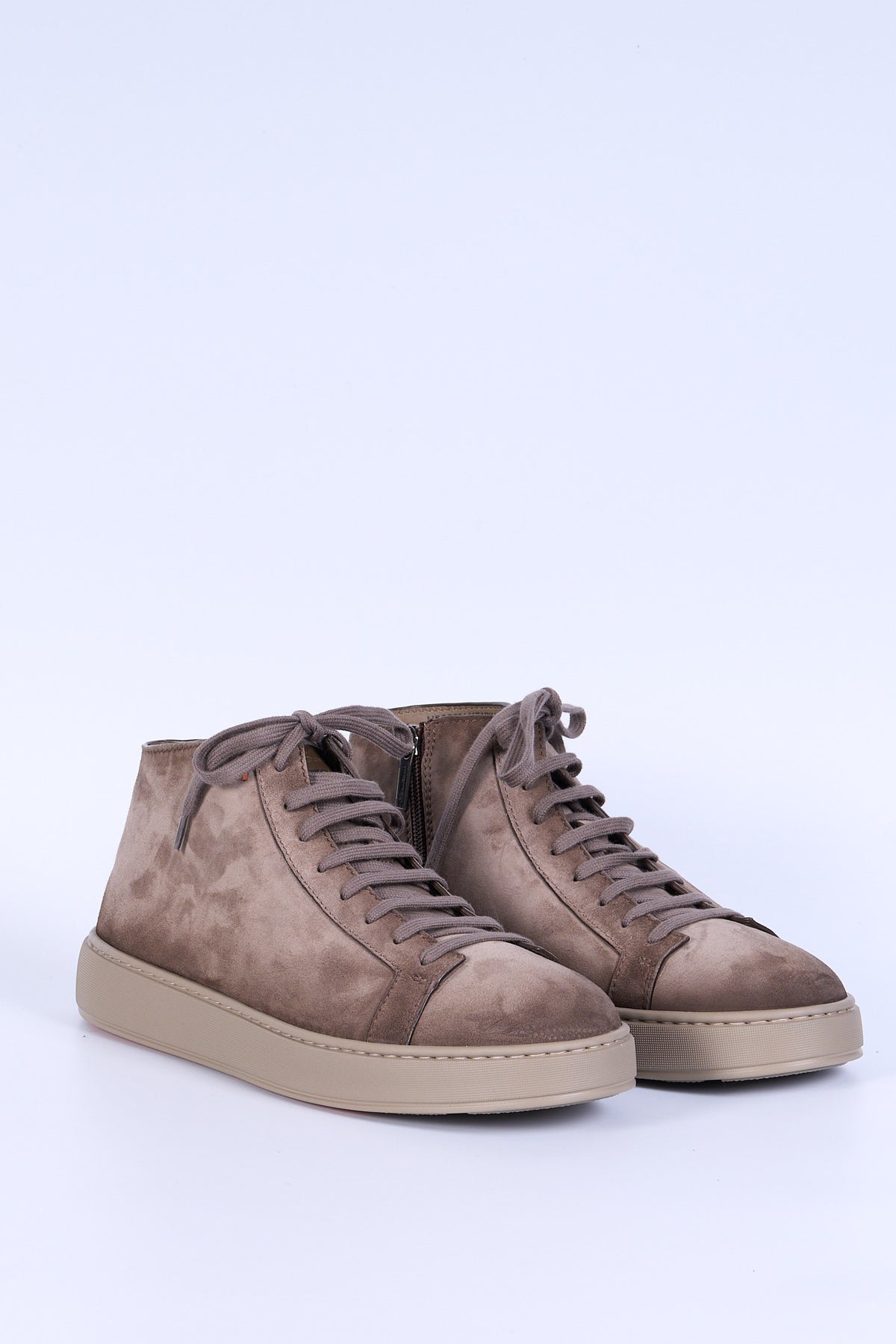 Santoni Polacco Scamosciato Beige Uomo-3