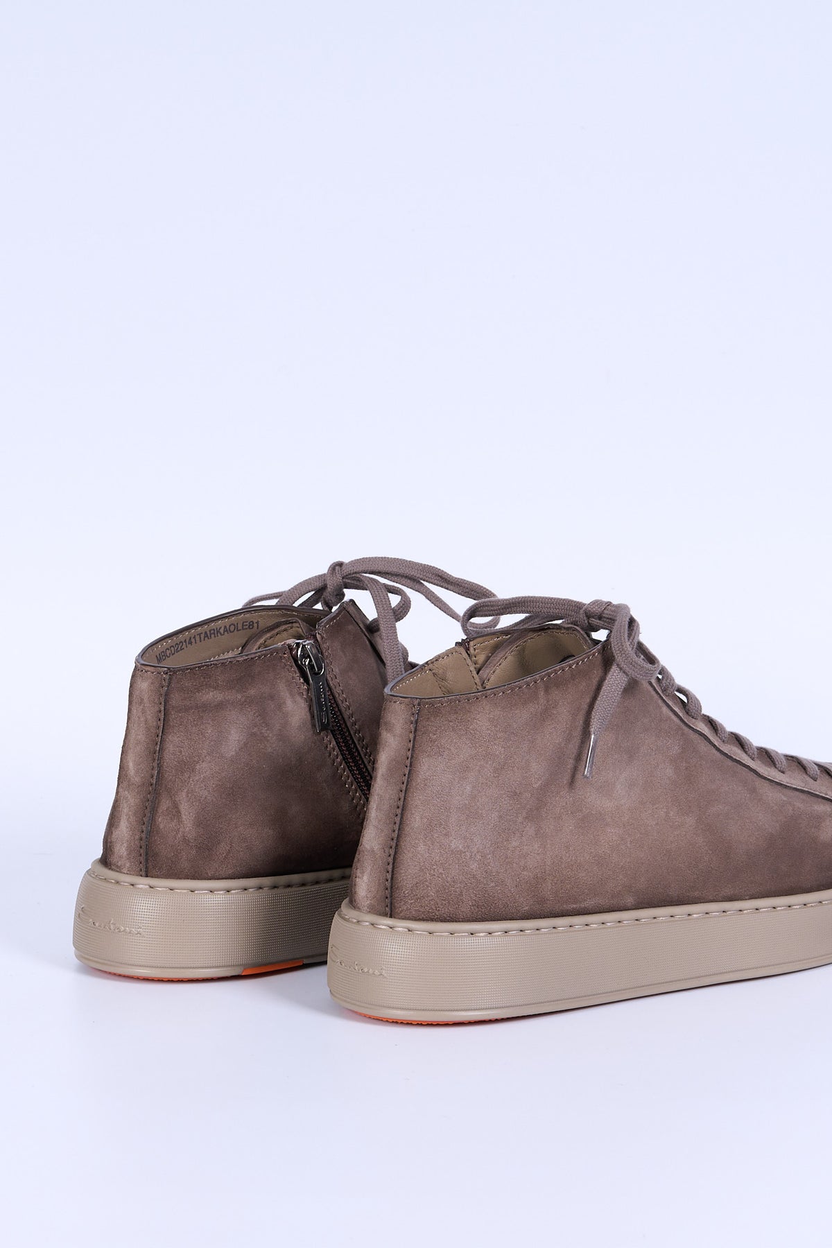 Santoni Polacco Scamosciato Beige Uomo-4