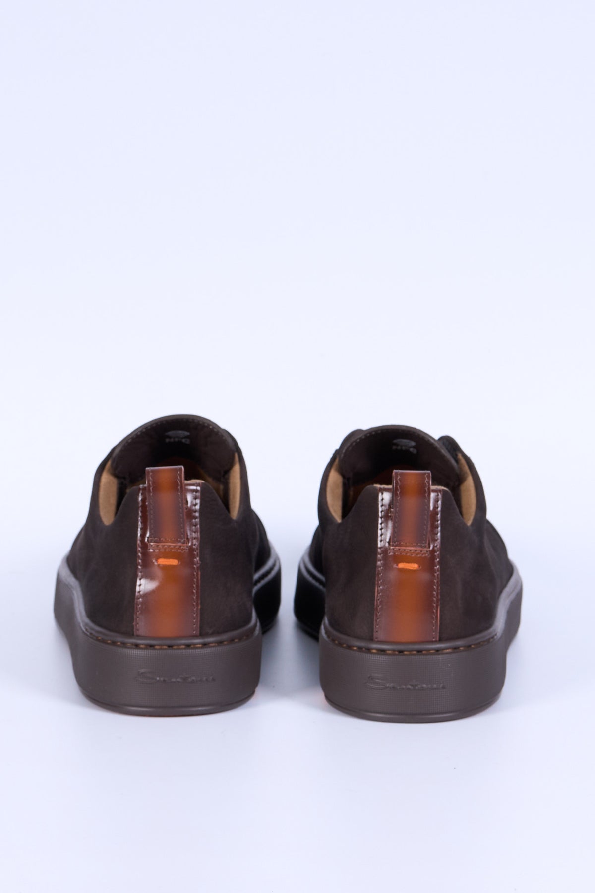 Santoni Slip-On Scamosciata Testa di moro Uomo-6