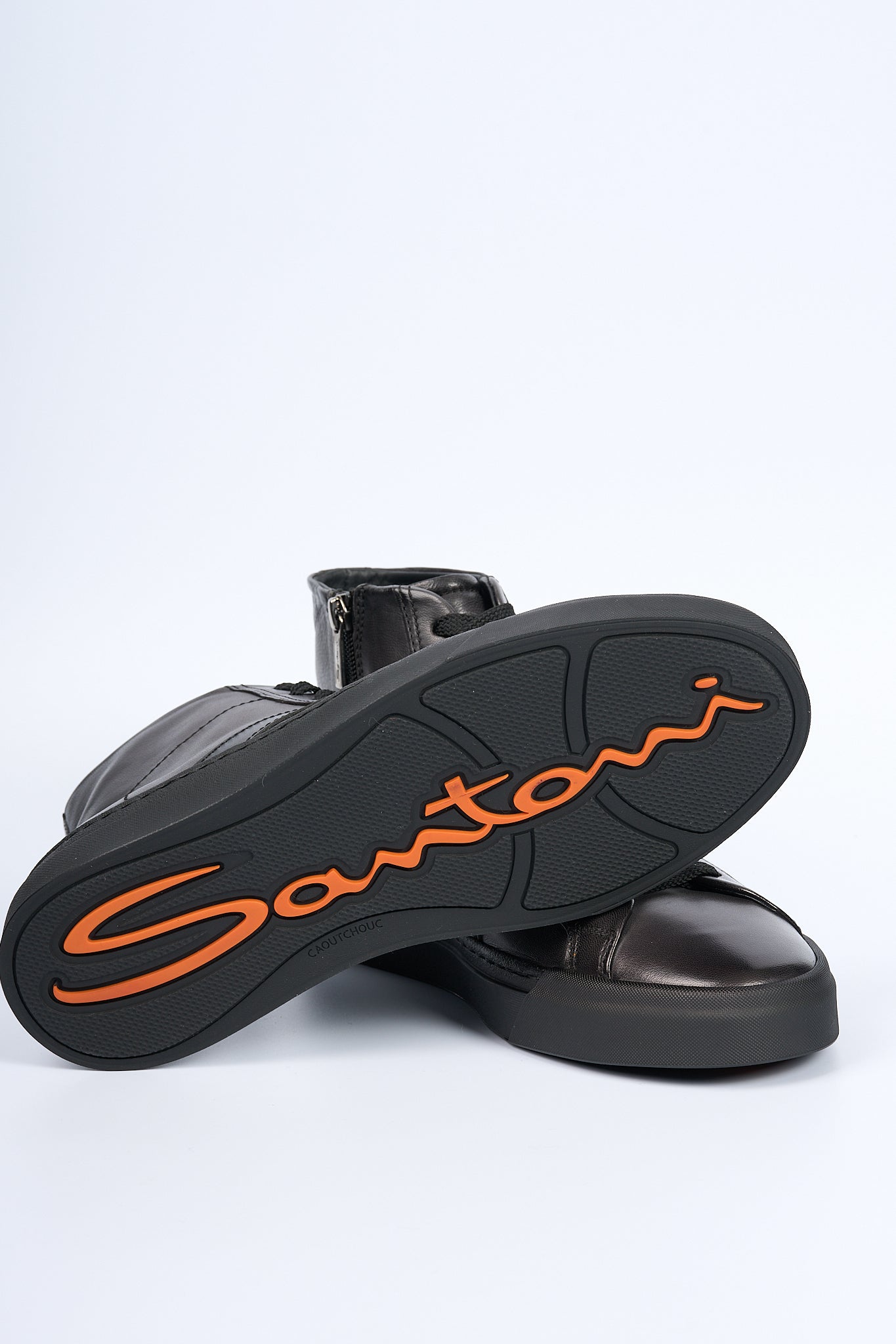 Santoni Sneaker Alta marrone Uomo-2