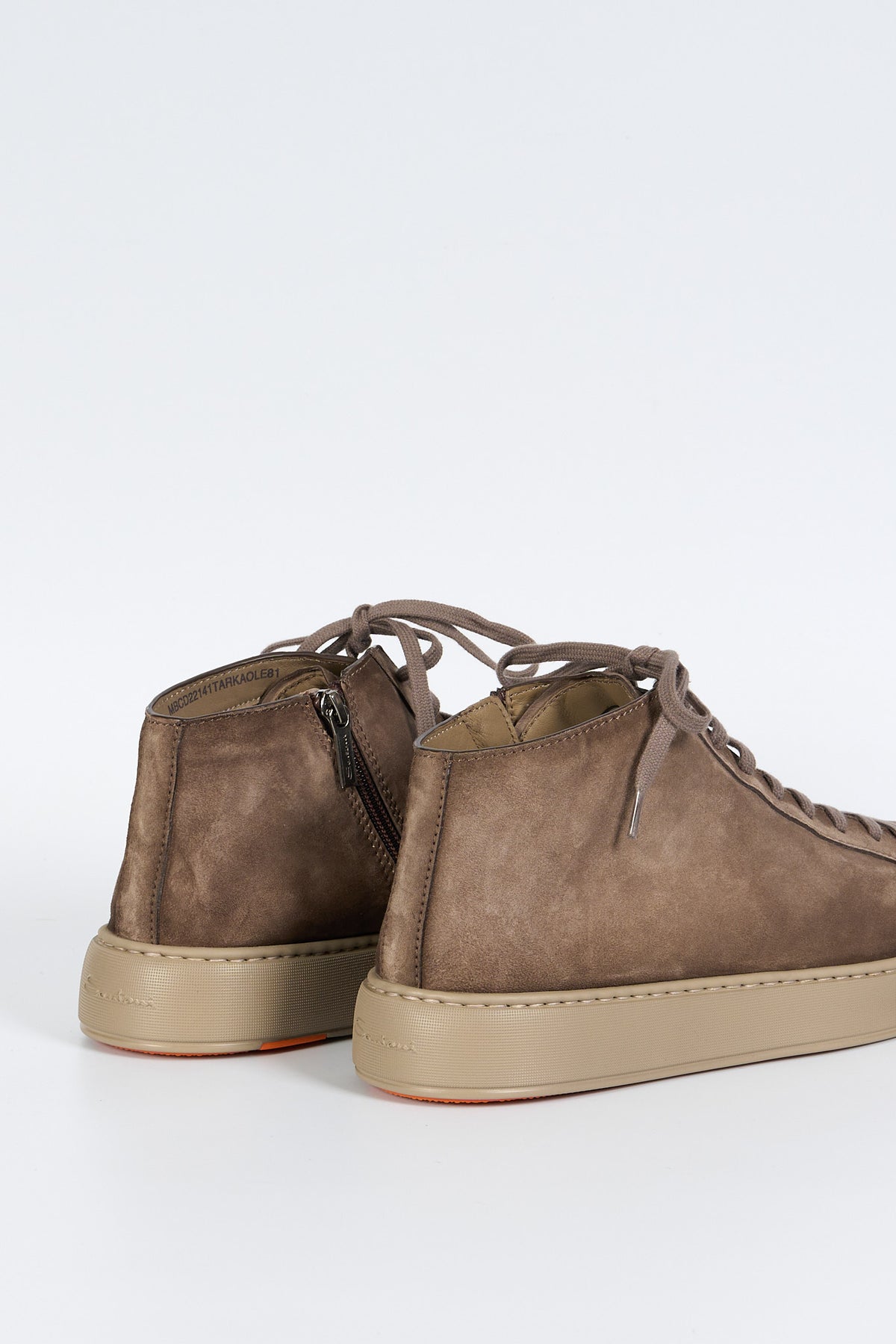 Santoni Polacco Scamosciato Beige Uomo-4