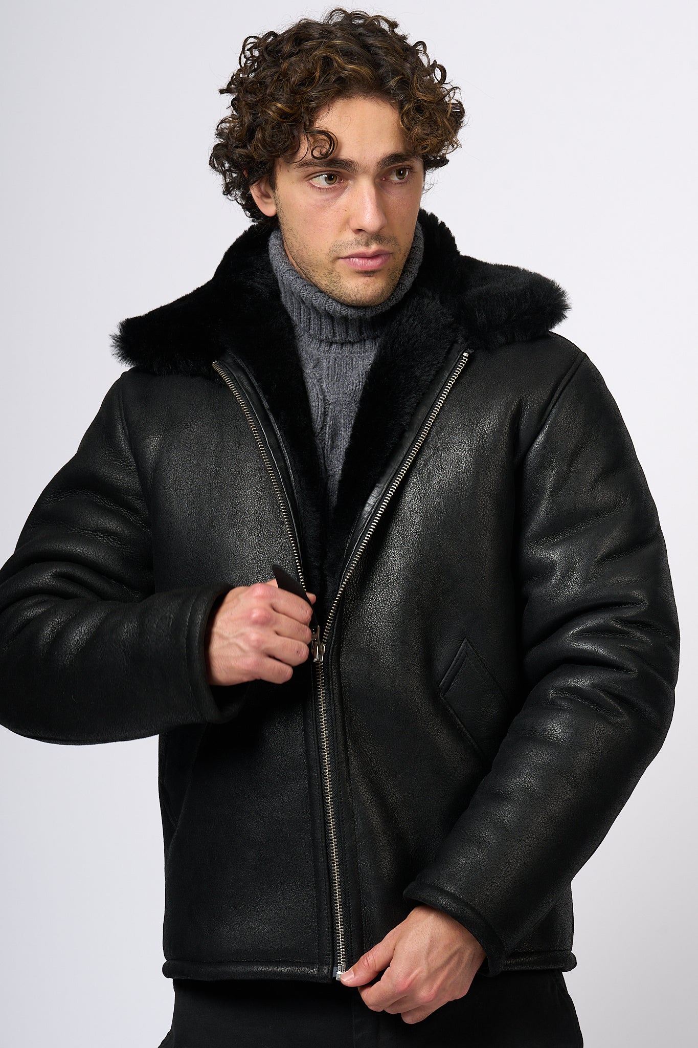 Ascot Giubbotti Uomo Montone Montone Uomo Giubbotto Sisley Uomo