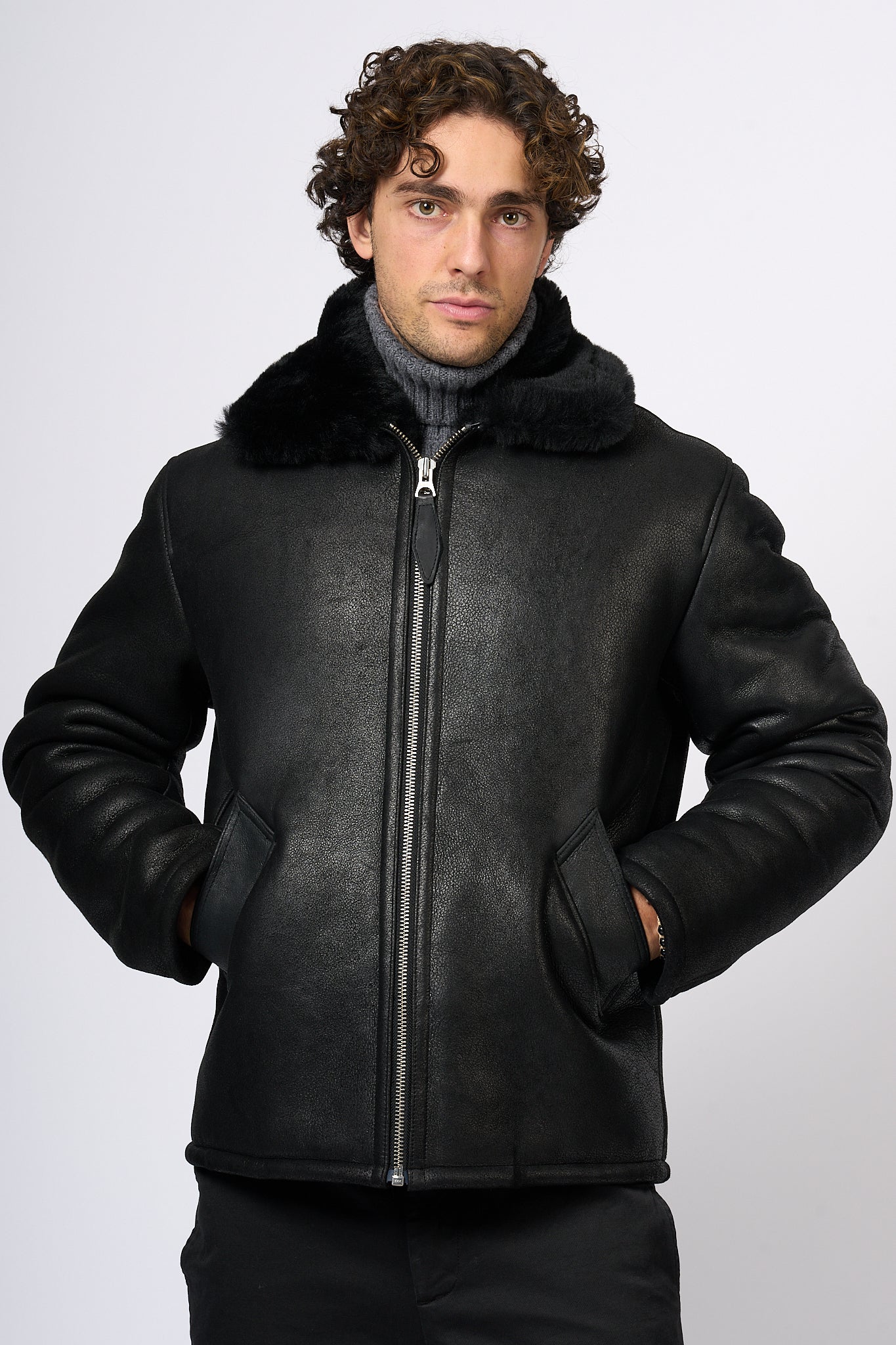 Schott Montone LCURBANSHEEP Black Men-5