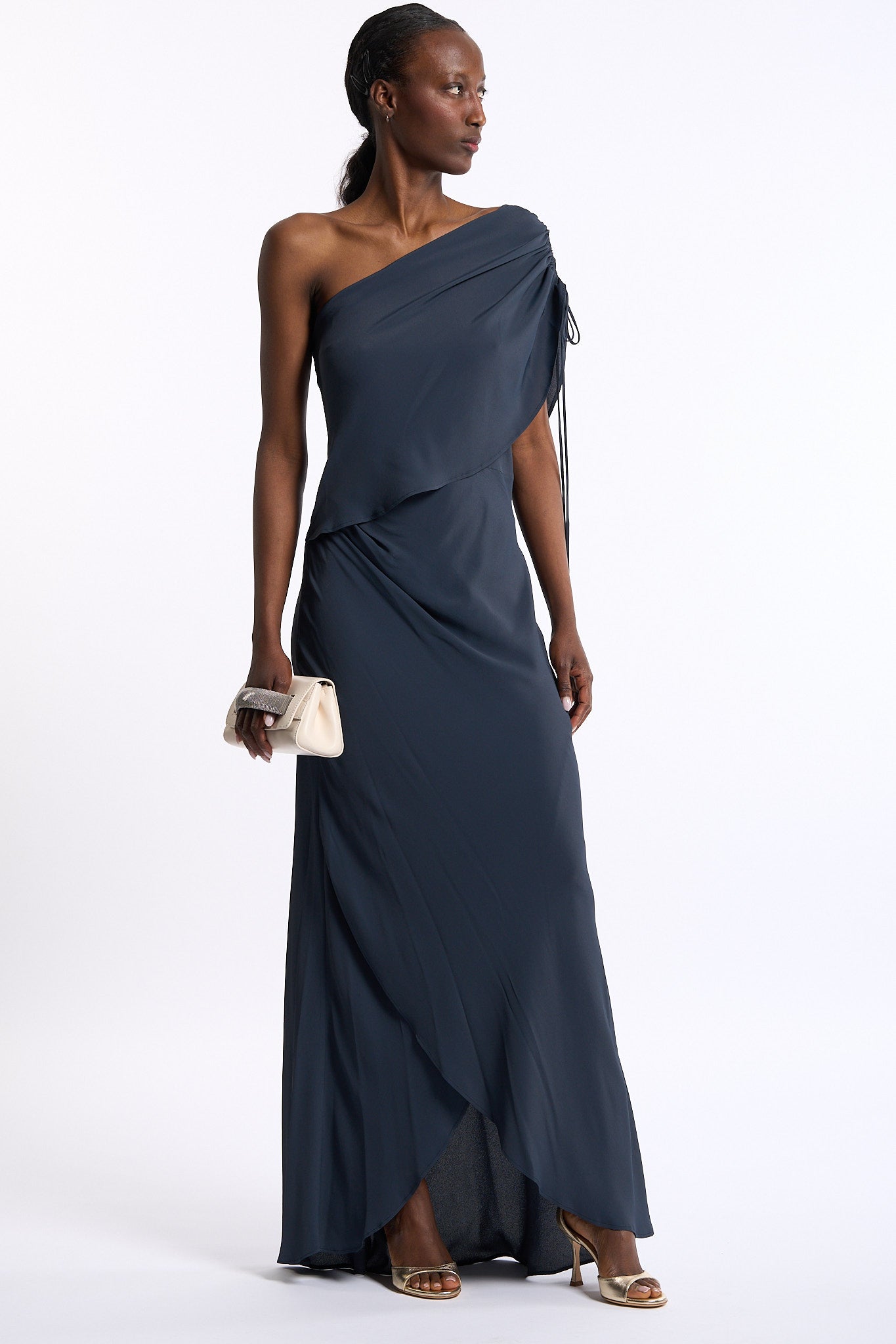 Semicouture Abito Clara Monospalla Blu Donna-6