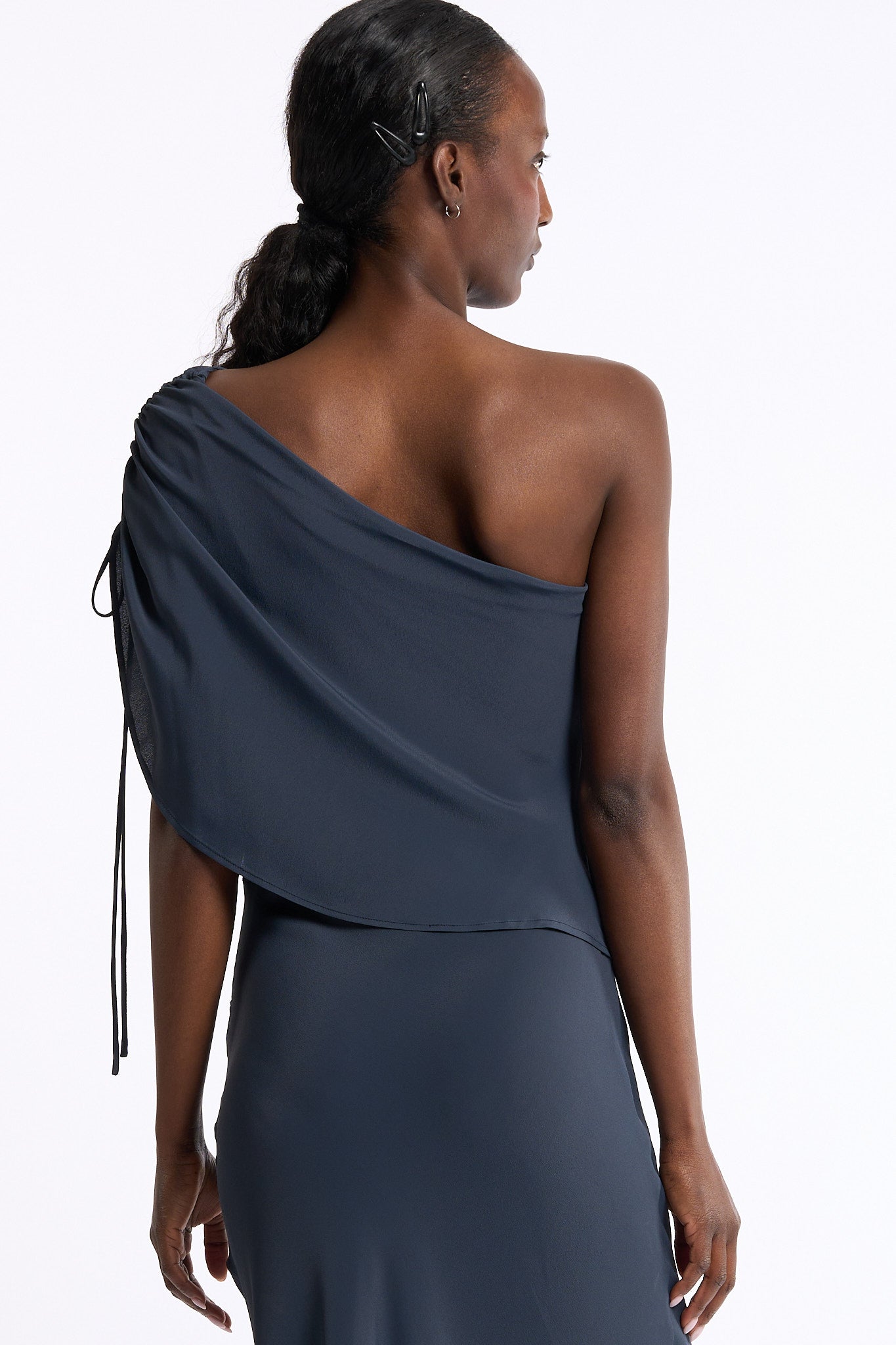 Semicouture Abito Clara Monospalla Blu Donna-7