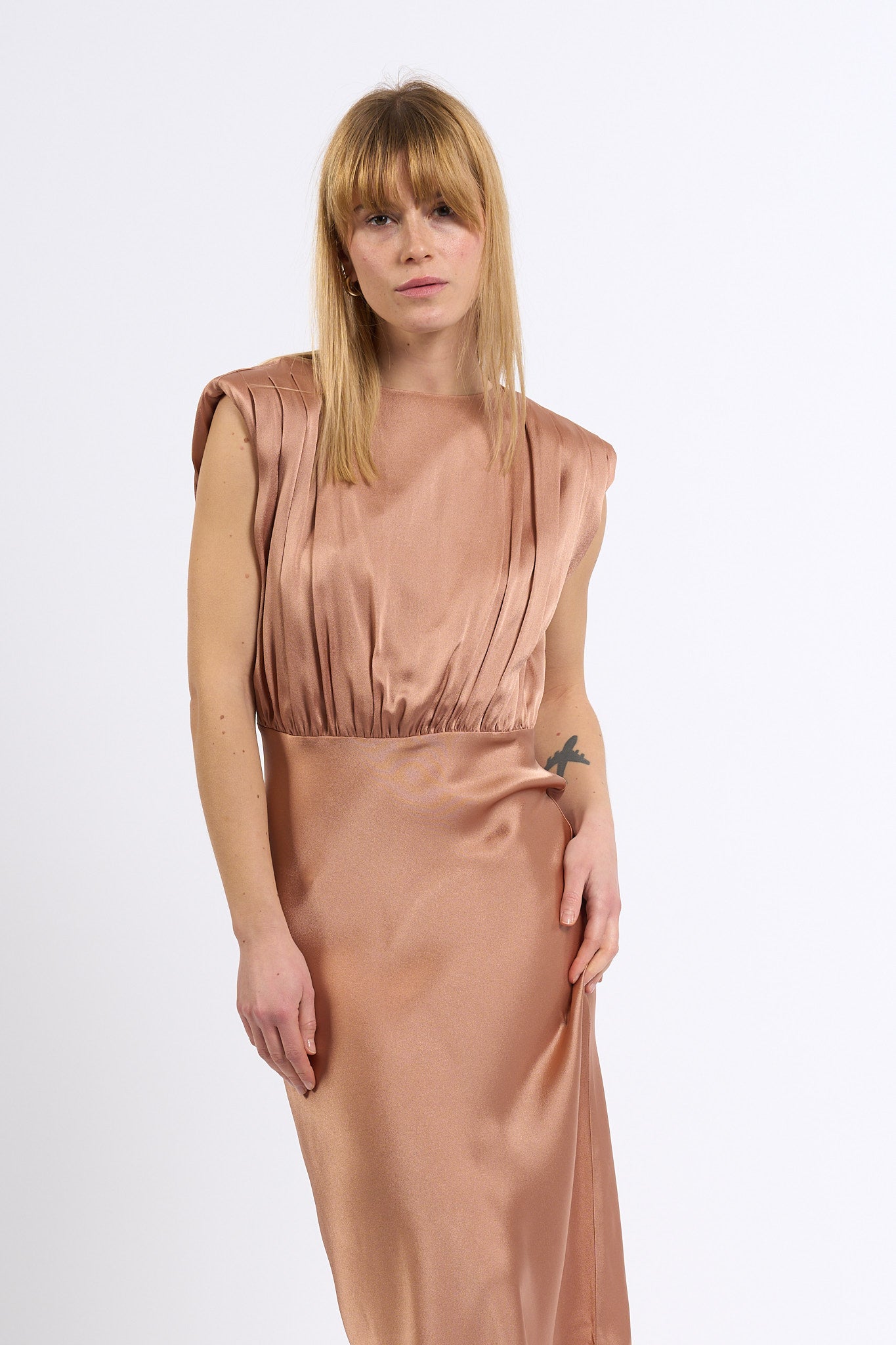 Semicouture Abito Lungo CASILDA Rosa Donna-1