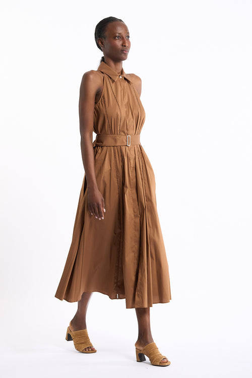 Semicouture Abito Myrtie Chemisier Sughero Donna