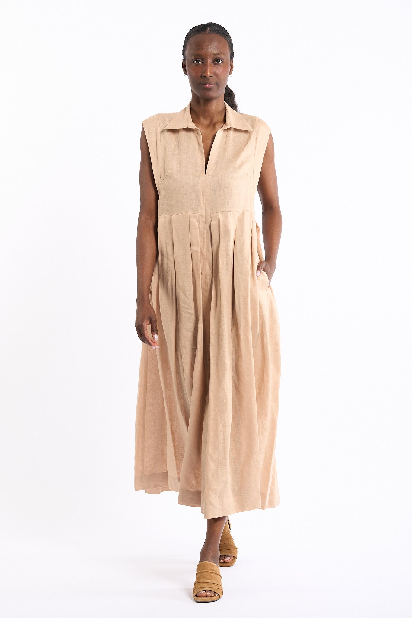 Semicouture Abito Savanna Canapa Donna-1