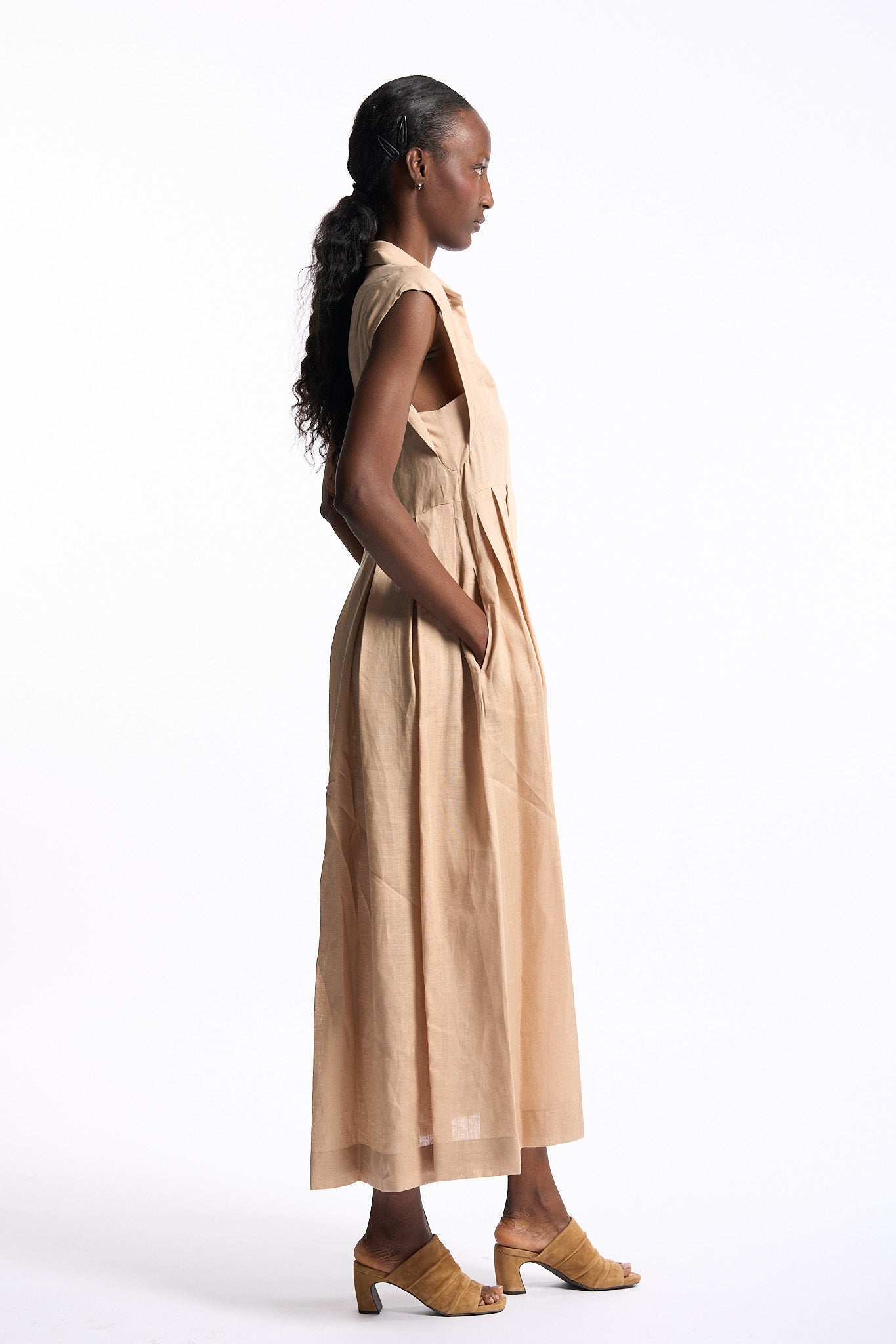 Semicouture Abito Savanna Canapa Donna-8