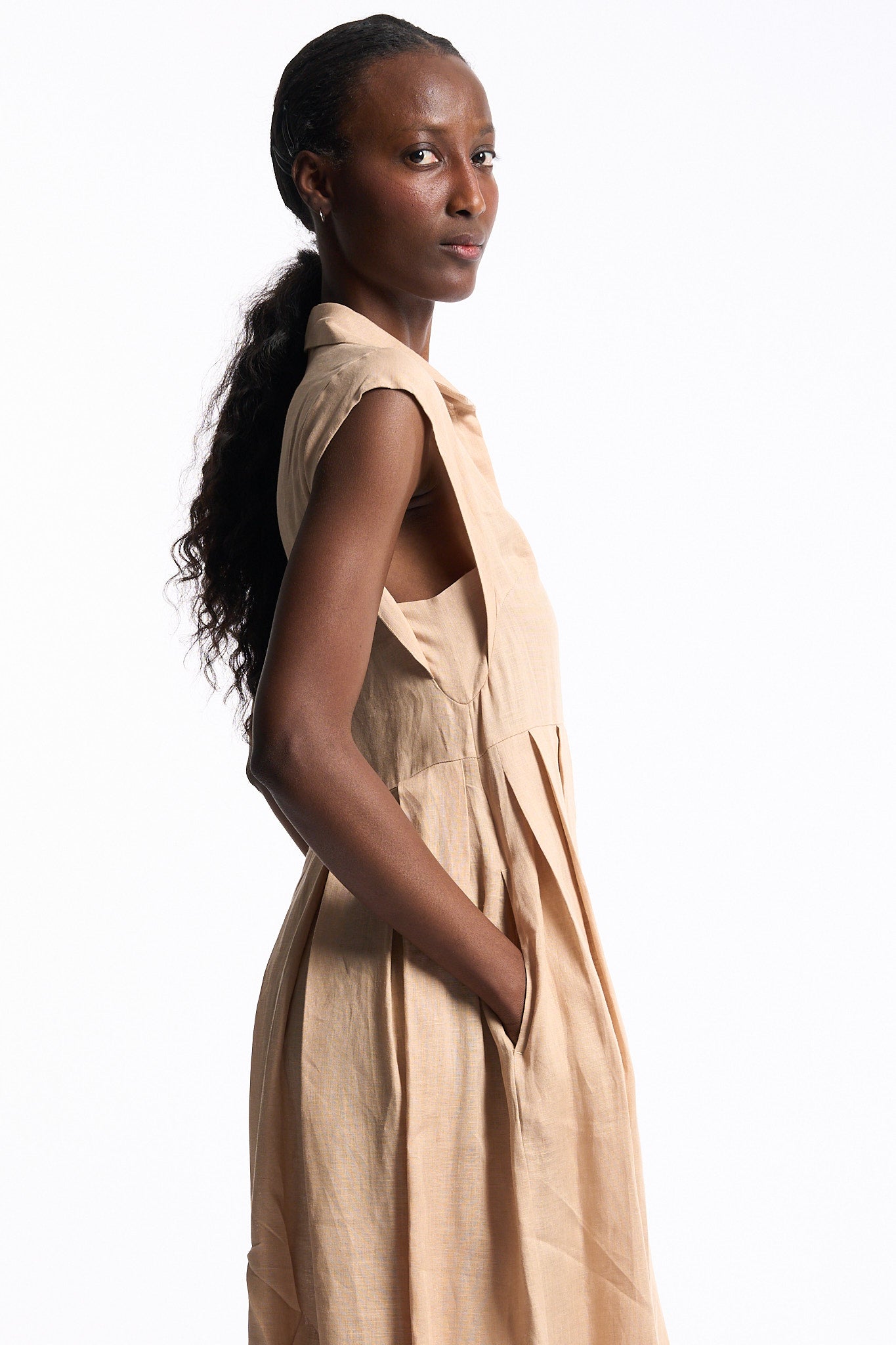 Semicouture Abito Savanna Canapa Donna-3