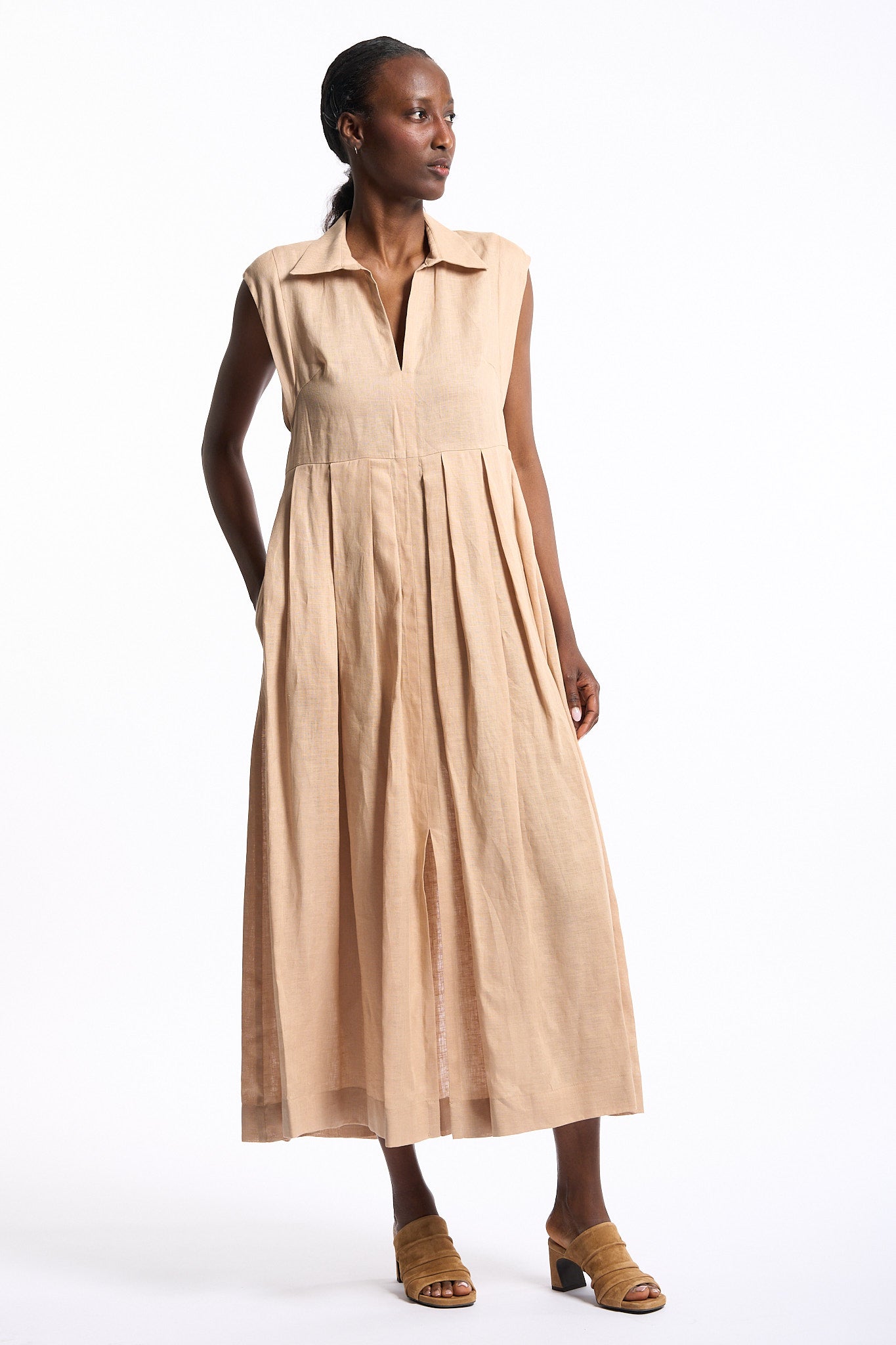 Semicouture Abito Savanna Canapa Donna-6