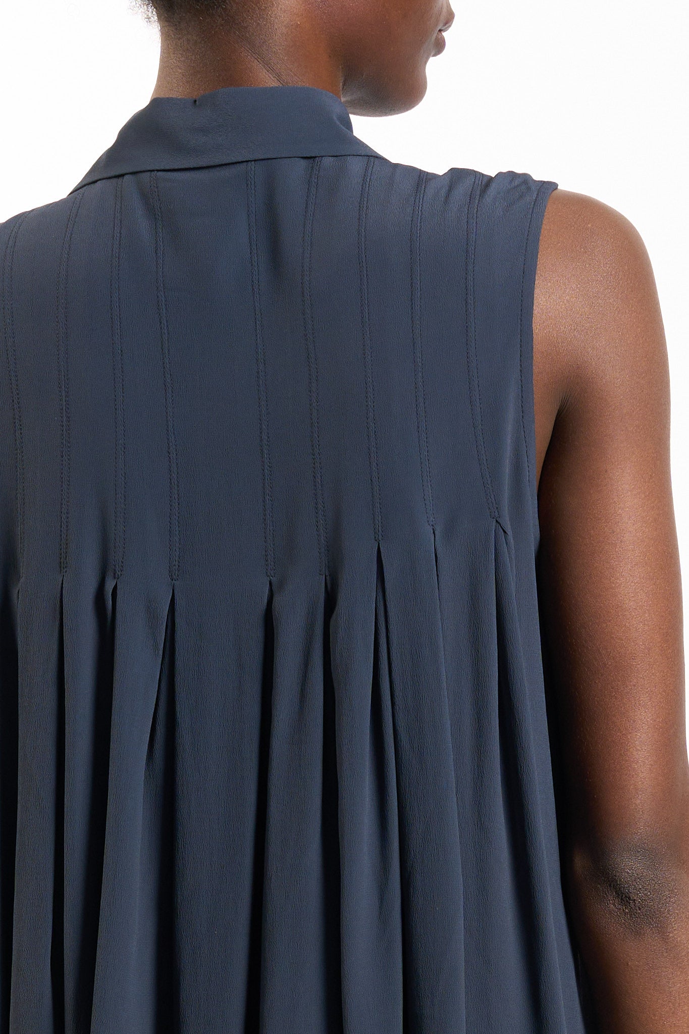 Semicouture Blusa Plissè Alysia Blu Donna-6