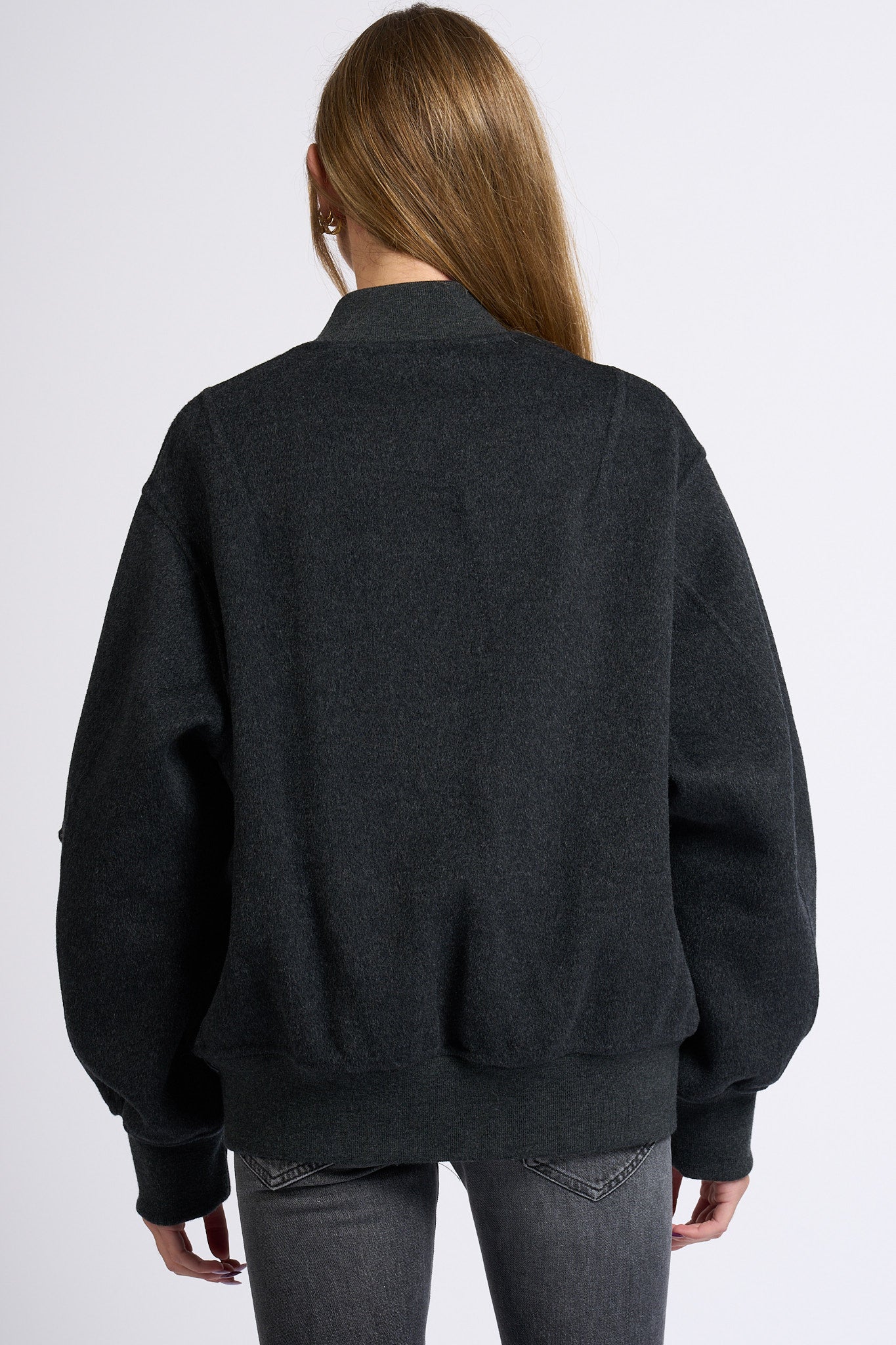 Semicouture Bomber Azalea Antracite Donna-5