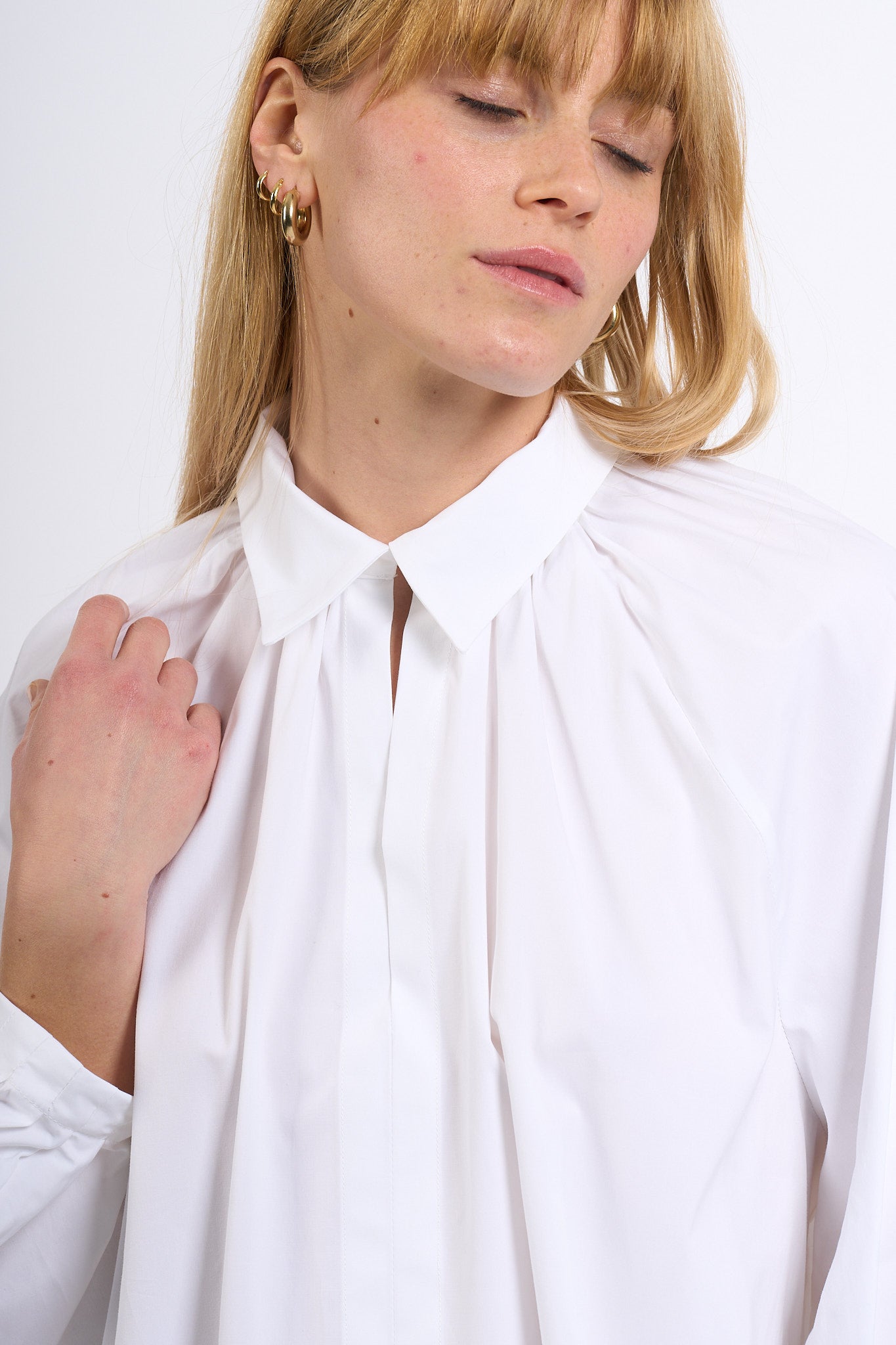 Semicouture Camicia CARLITA Over Bianco Donna-7