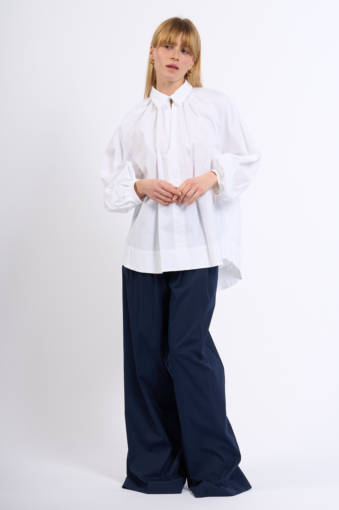 Semicouture Camicia CARLITA Over Bianco Donna-3