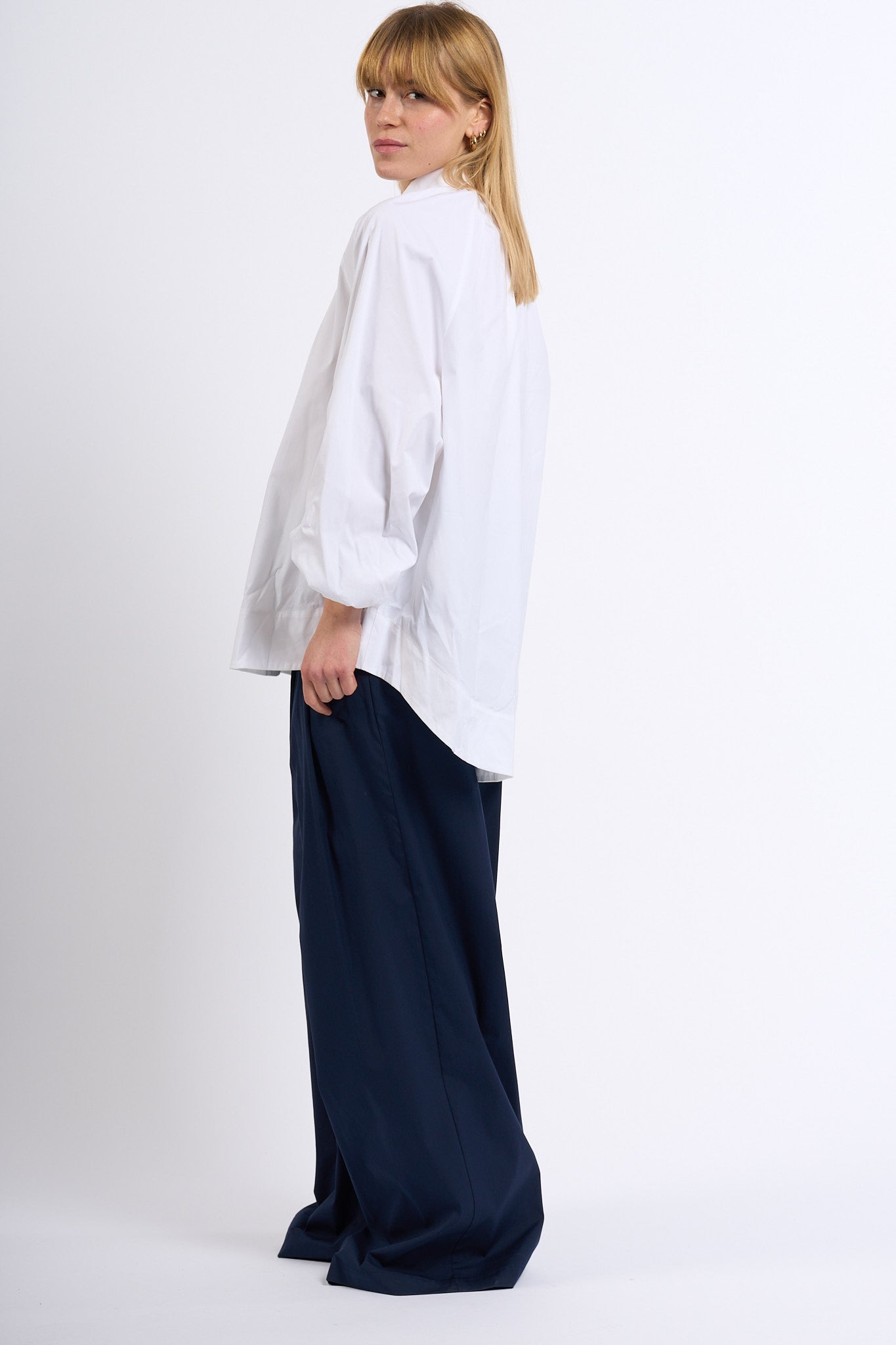 Semicouture Camicia CARLITA Over Bianco Donna-8