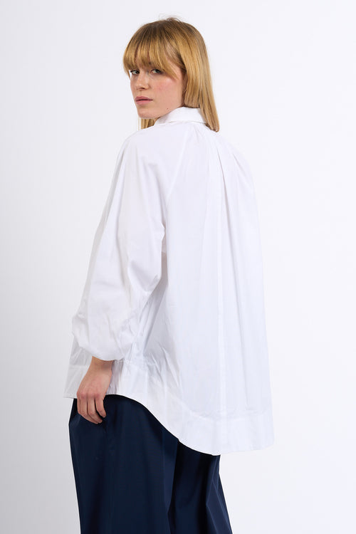 Semicouture Camicia CARLITA Over Bianco Donna-2
