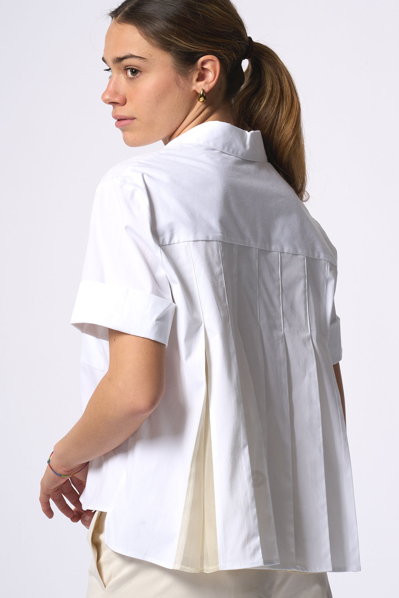 Semicouture Camicia Elea Bianco Donna-1