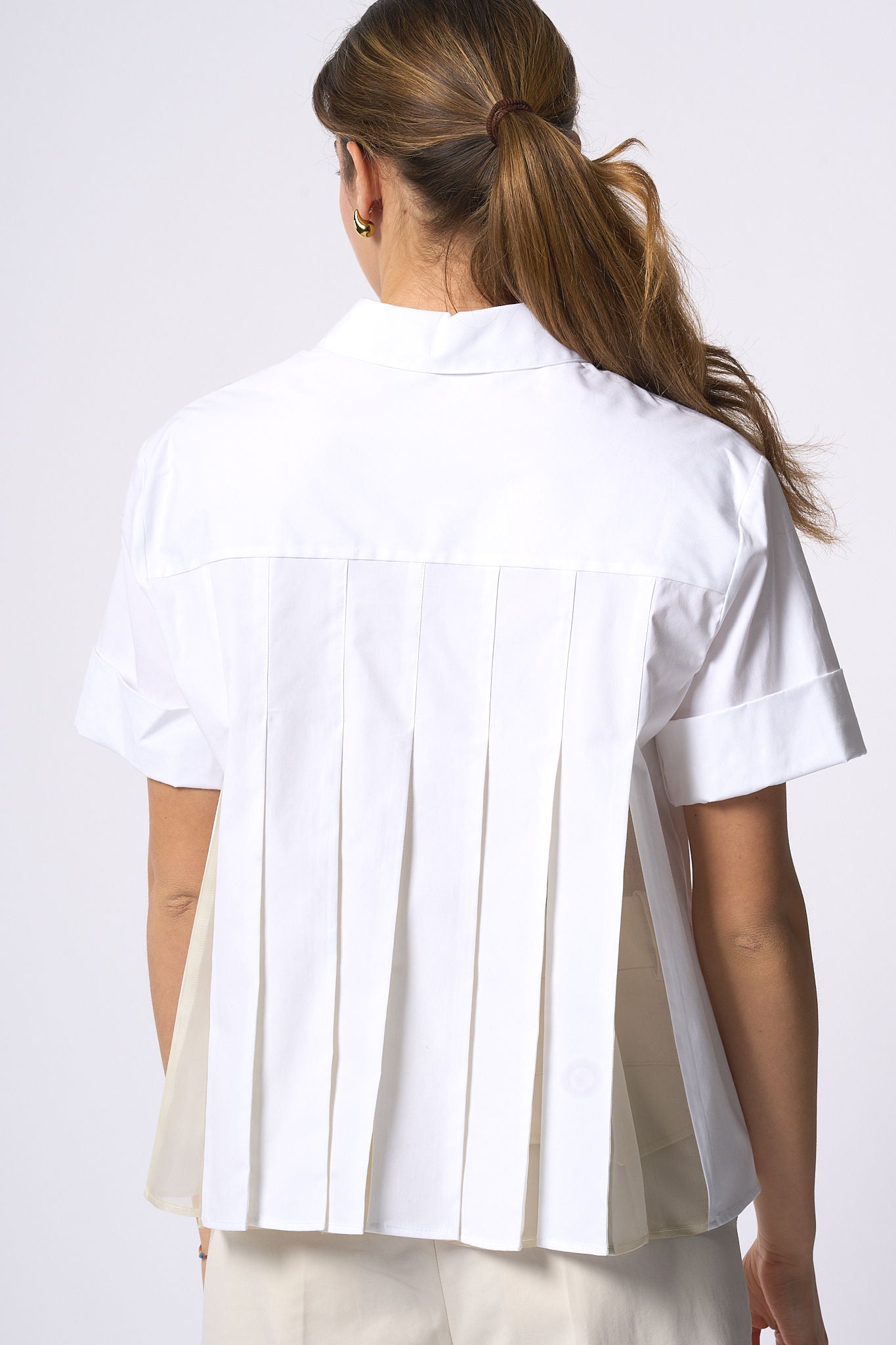 Semicouture Camicia Elea Bianco Donna-6