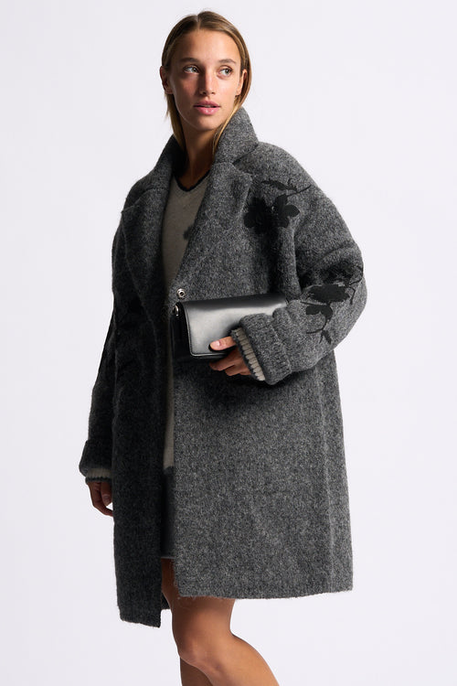 Semicouture Cappotto Hollie Grigio/nero Donna-2