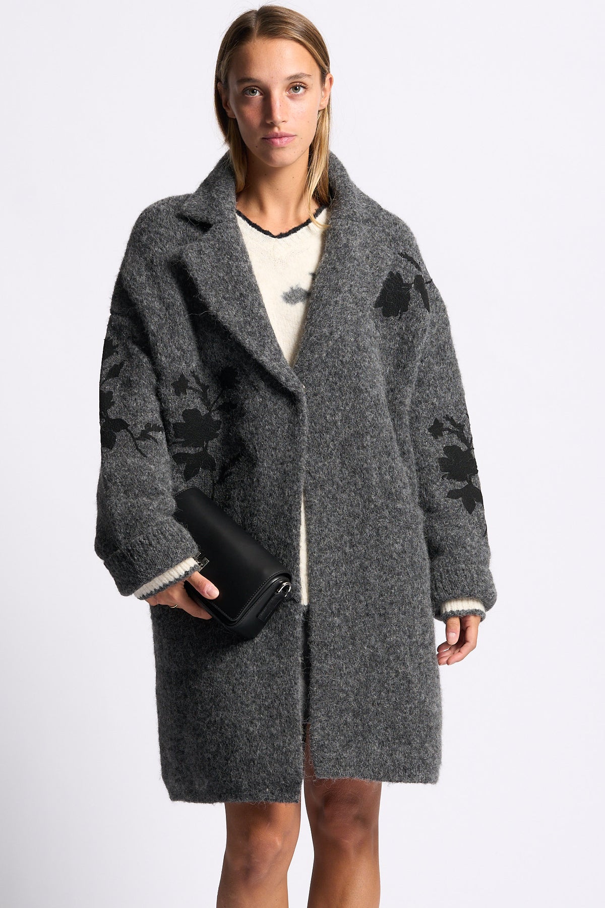 Semicouture Cappotto Hollie Grigio/nero Donna-4