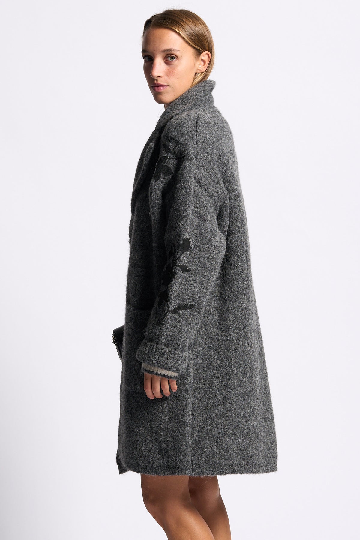 Semicouture Cappotto Hollie Grigio/nero Donna-7