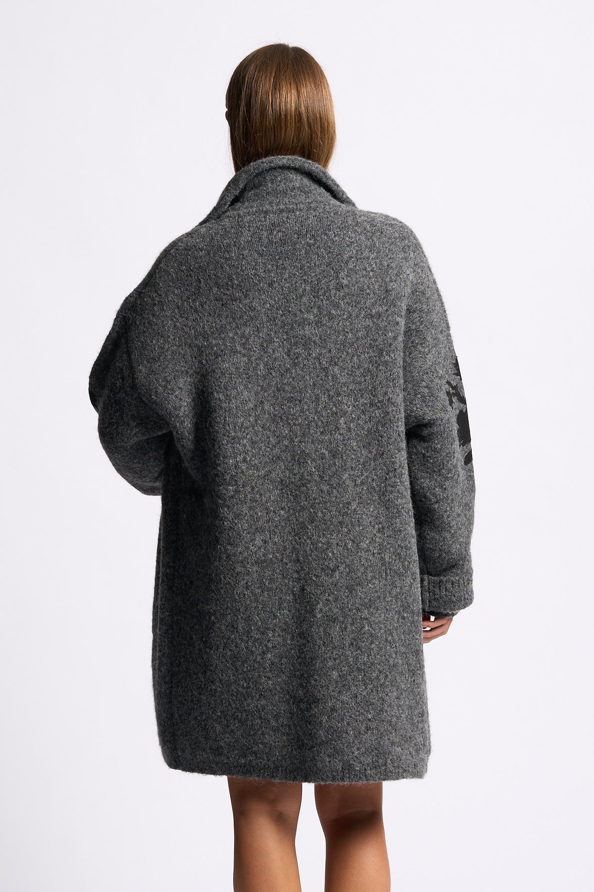 Semicouture Cappotto Hollie Grigio/nero Donna-8