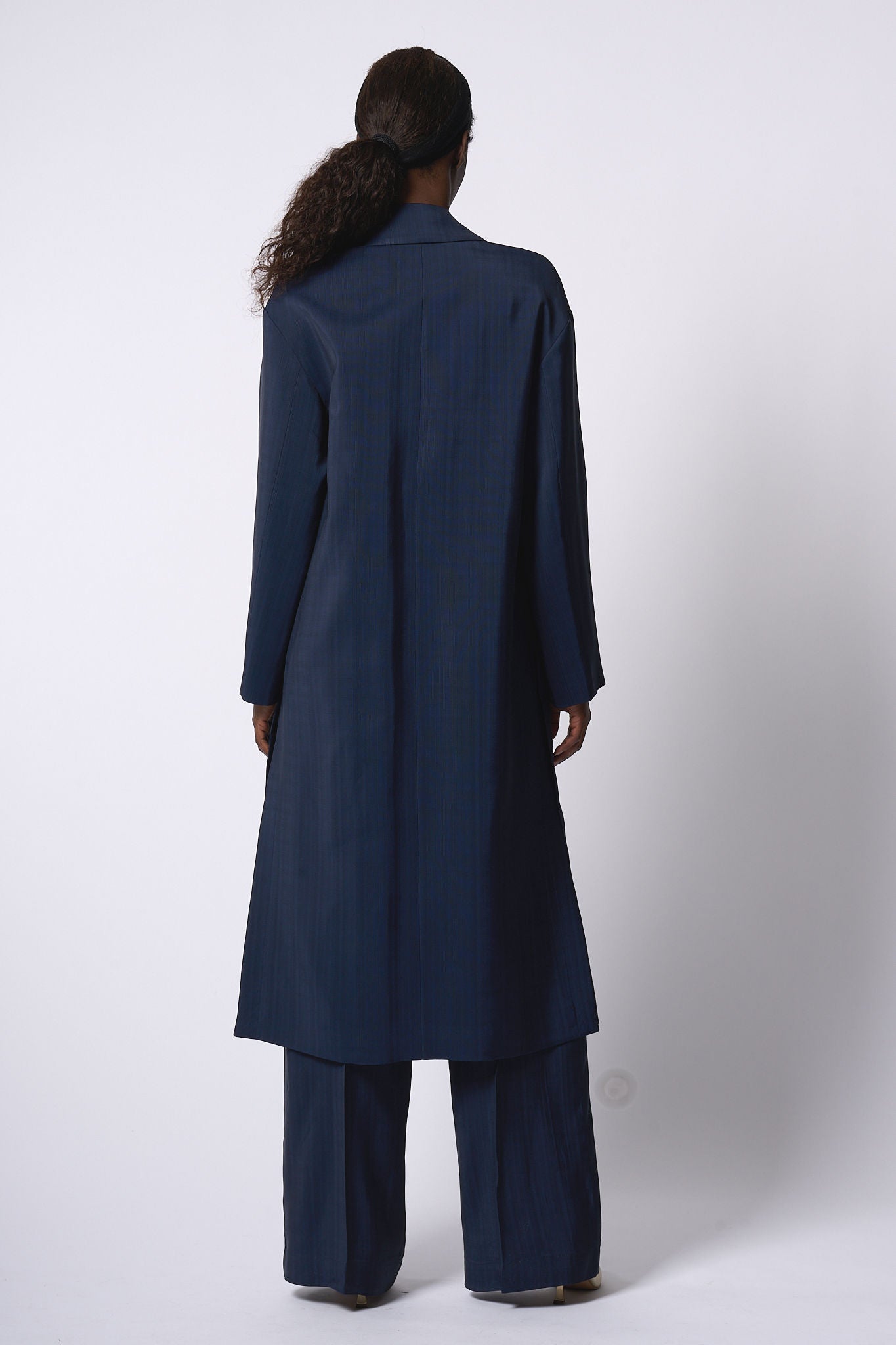 Semicouture Cappotto July Blu Donna-3