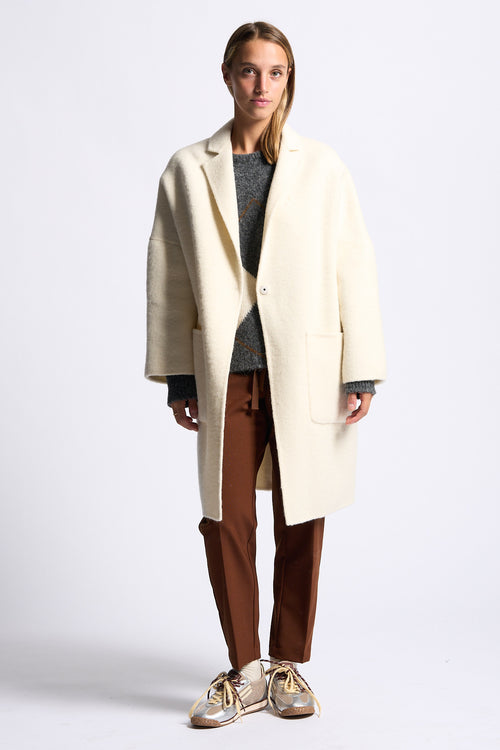 Semicouture Cappotto Sigmund Burro Donna-2