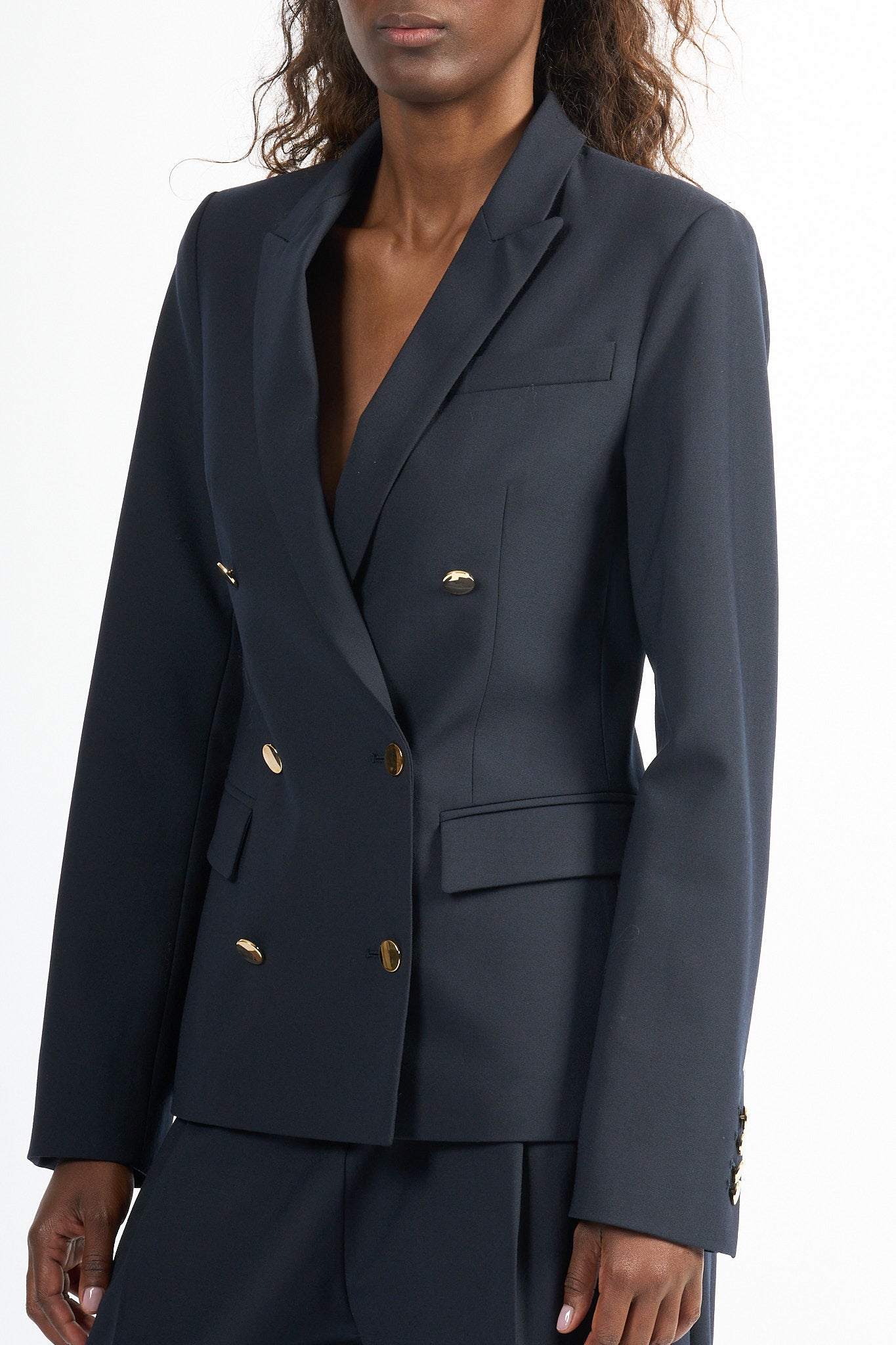 Semicouture Giacca Carrie Doppiopetto Blu Donna-4