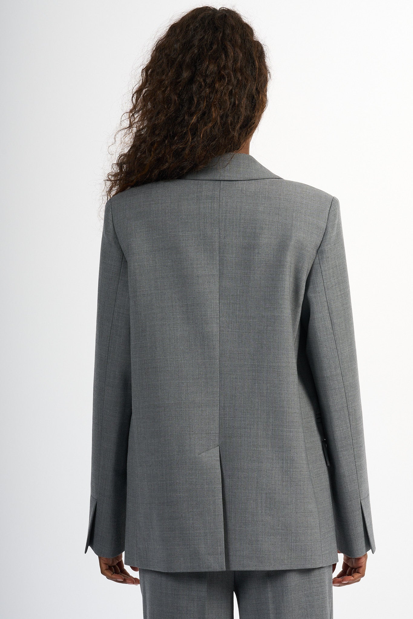 Semicouture Giacca Isabella Over Grigio Donna-5