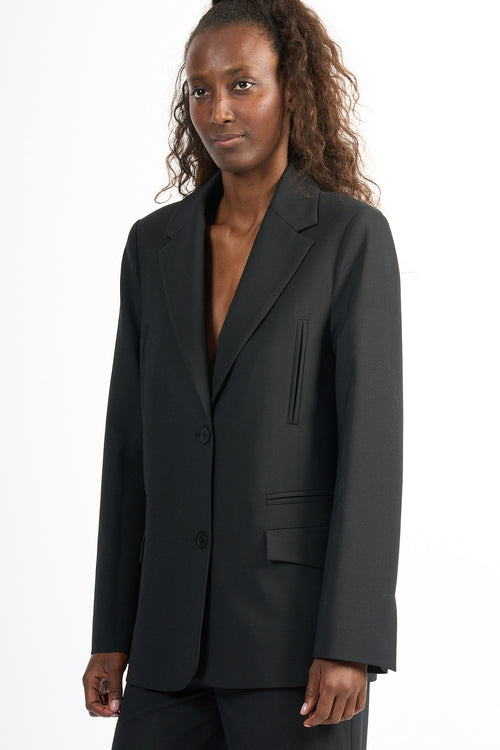 Semicouture Giacca Isabella Over Nero Donna
