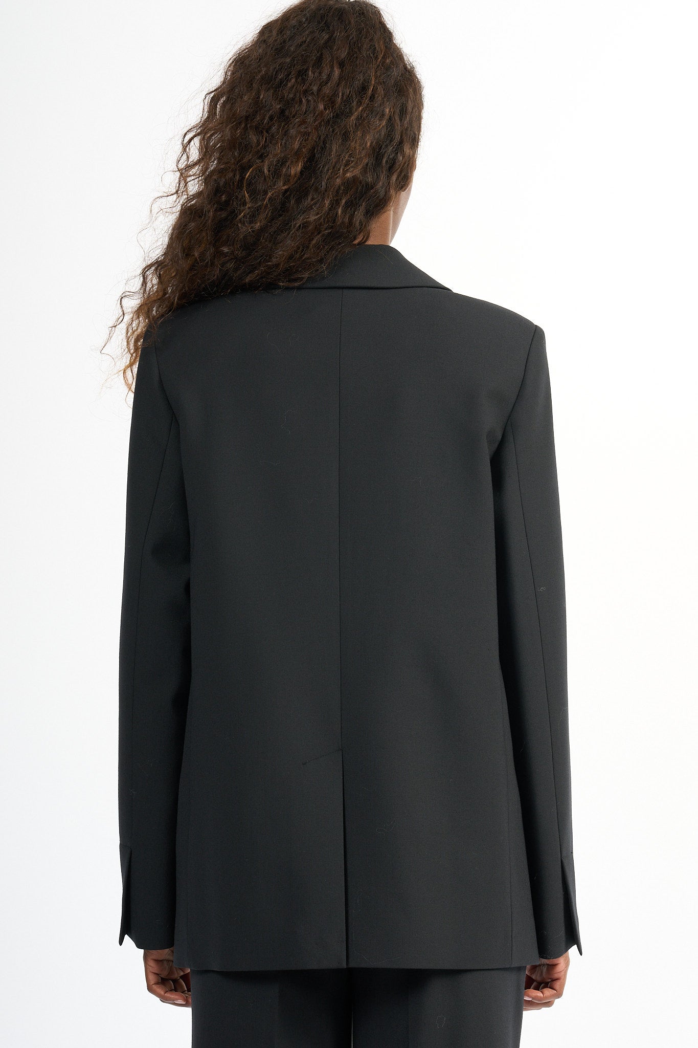 Semicouture Giacca Isabella Over Nero Donna-5