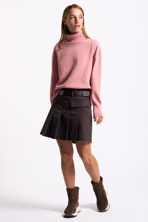 Semicouture Gonna Doria Marrone Donna-2