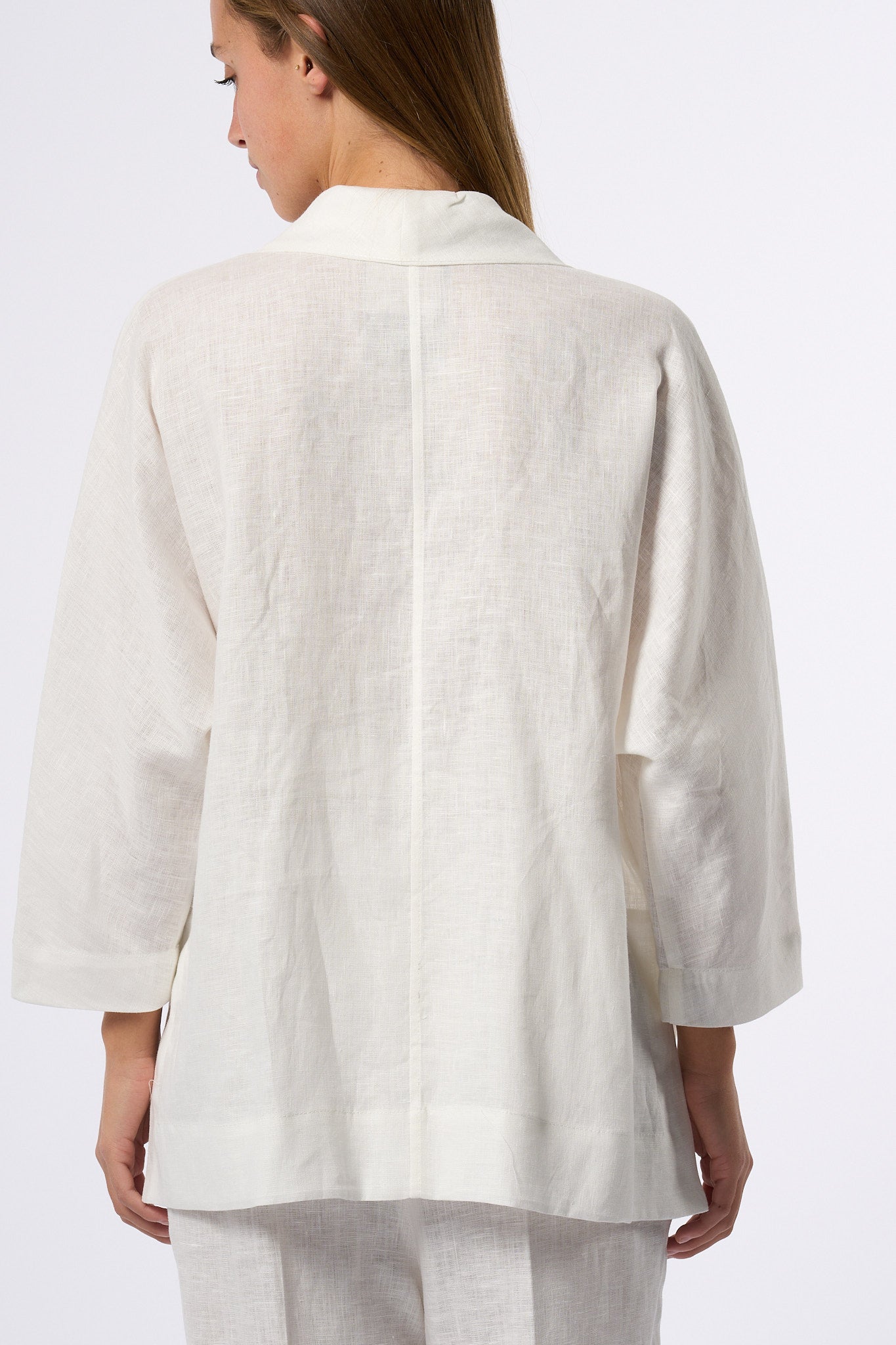 Semicouture Kimono Noella Bianco Donna-5