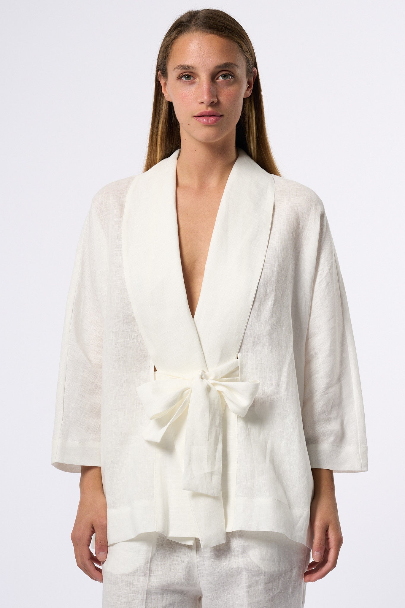 Semicouture Kimono Noella Bianco Donna-6
