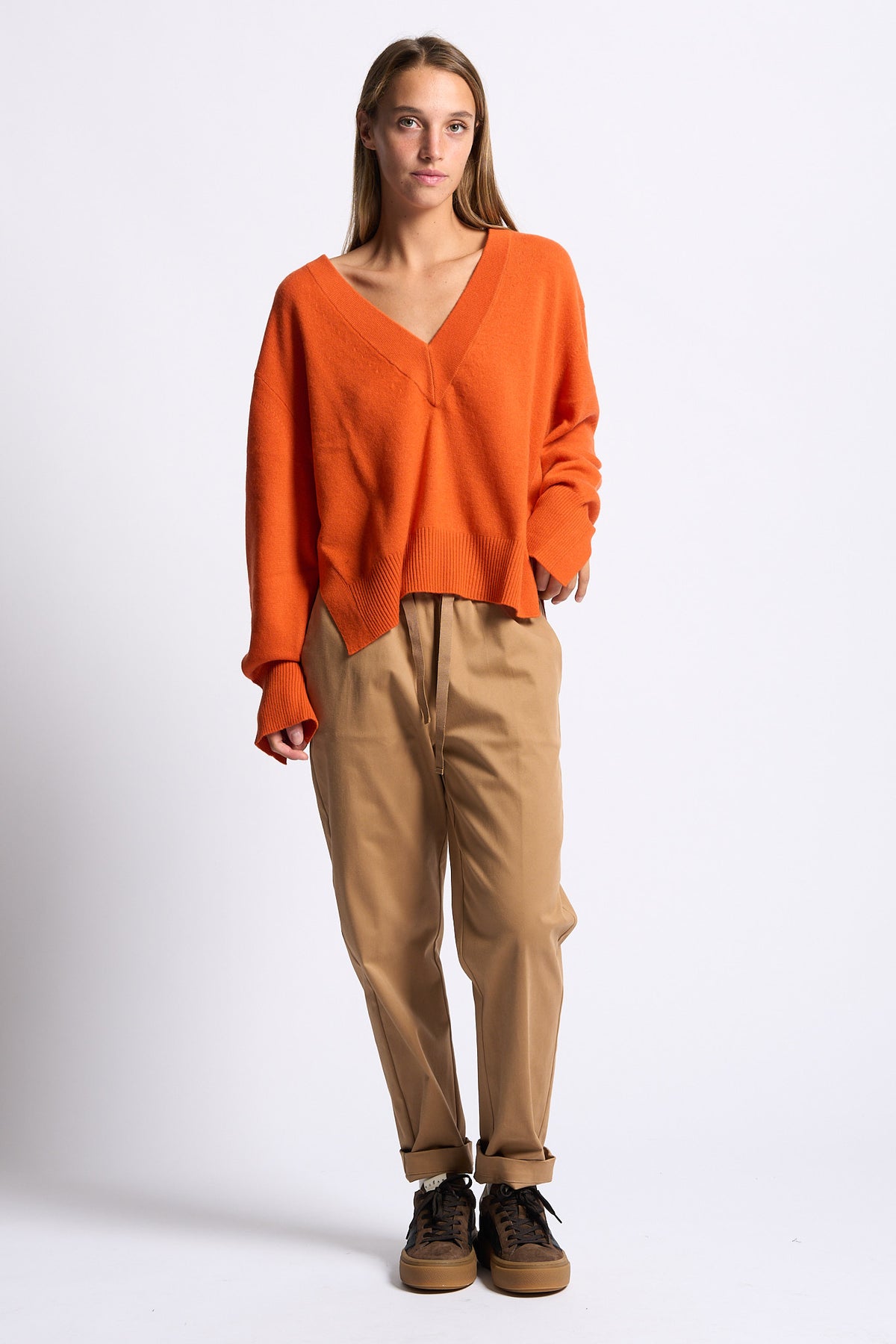 Semicouture Maglia Bertha Arancione Donna-2