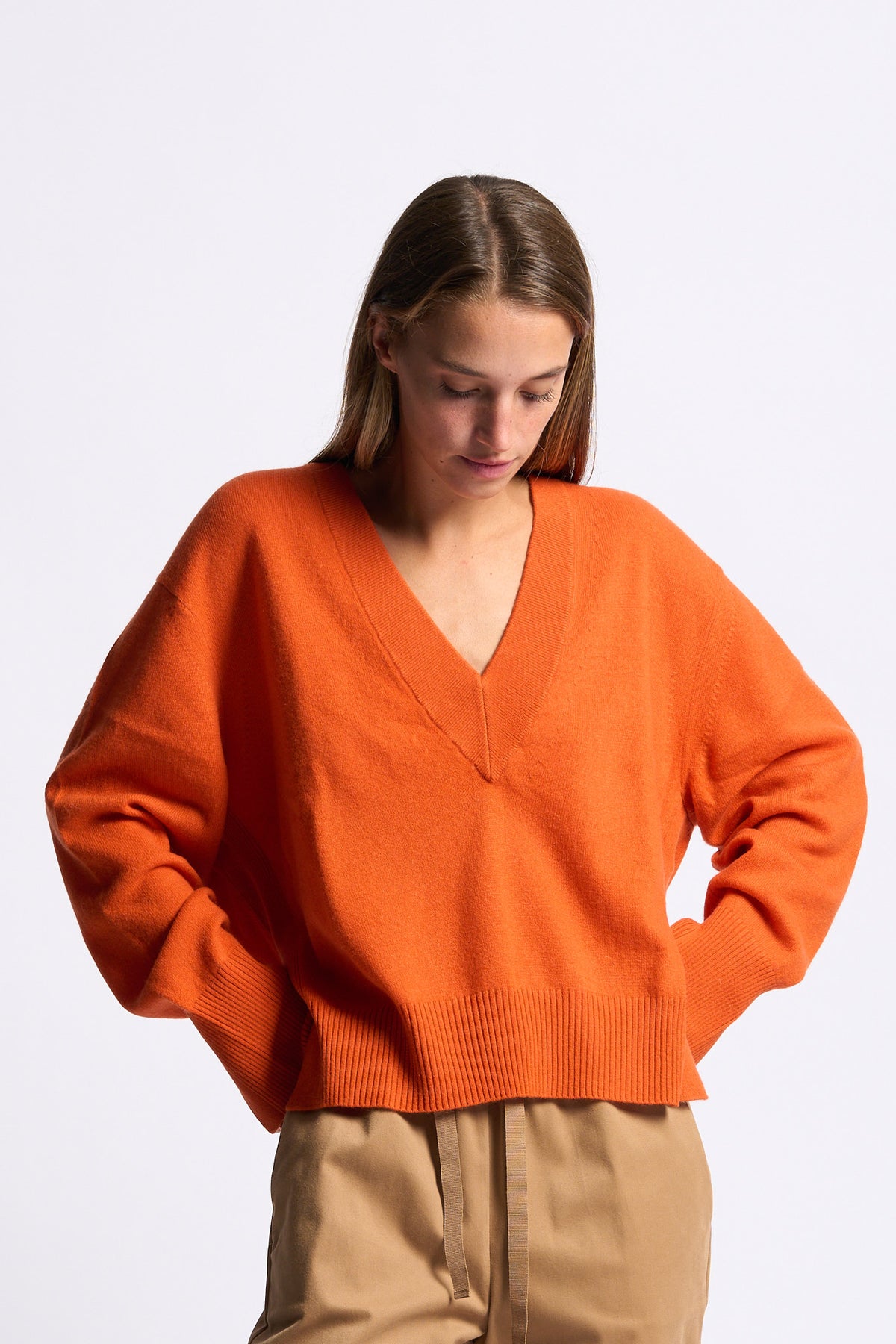Semicouture Maglia Bertha Arancione Donna-1