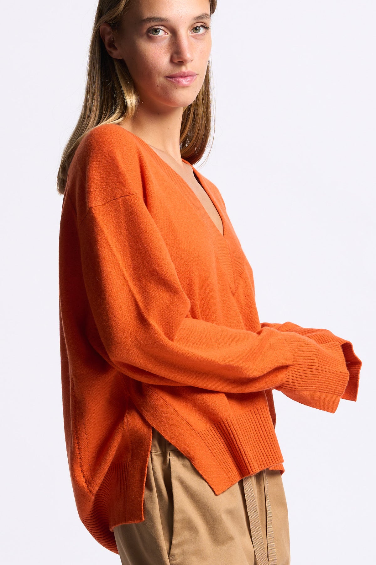 Semicouture Maglia Bertha Arancione Donna-3