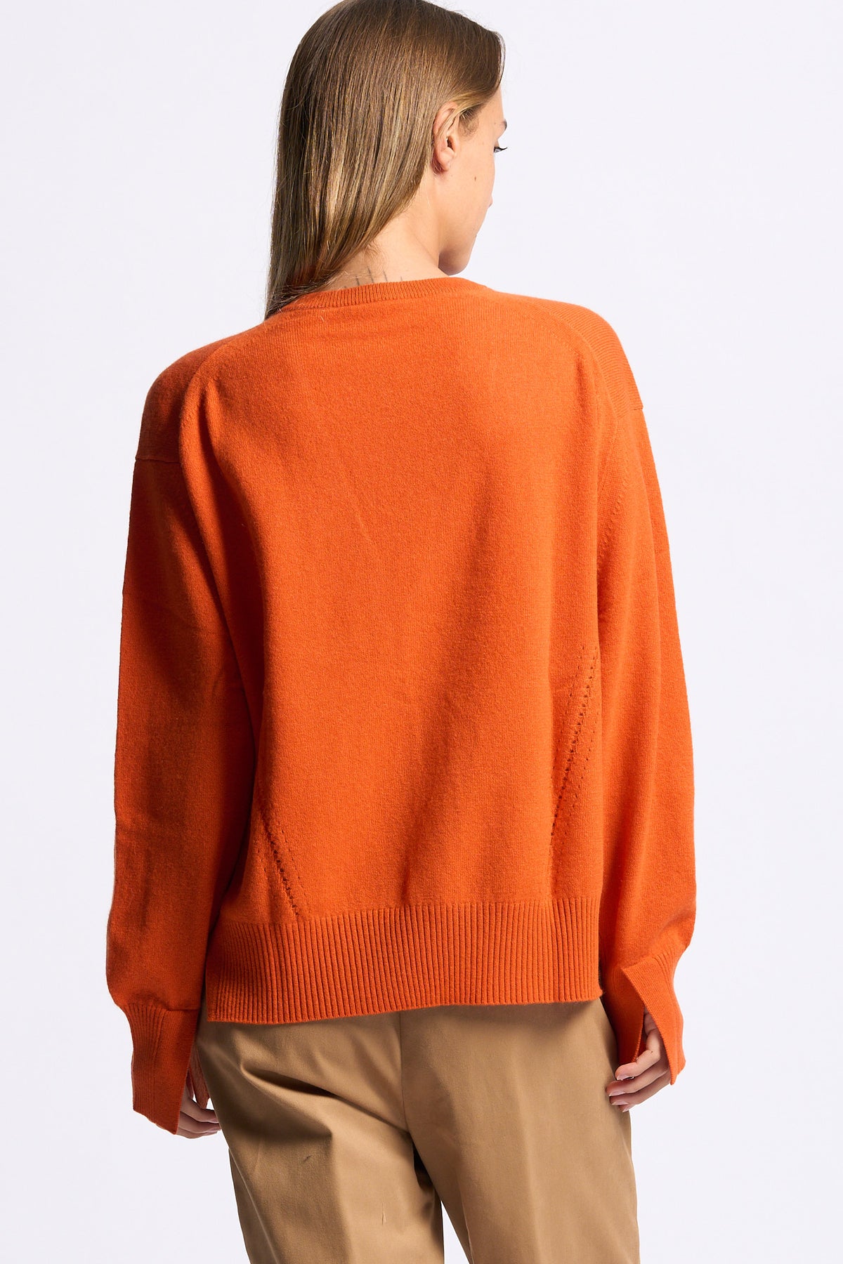 Semicouture Maglia Bertha Arancione Donna-6