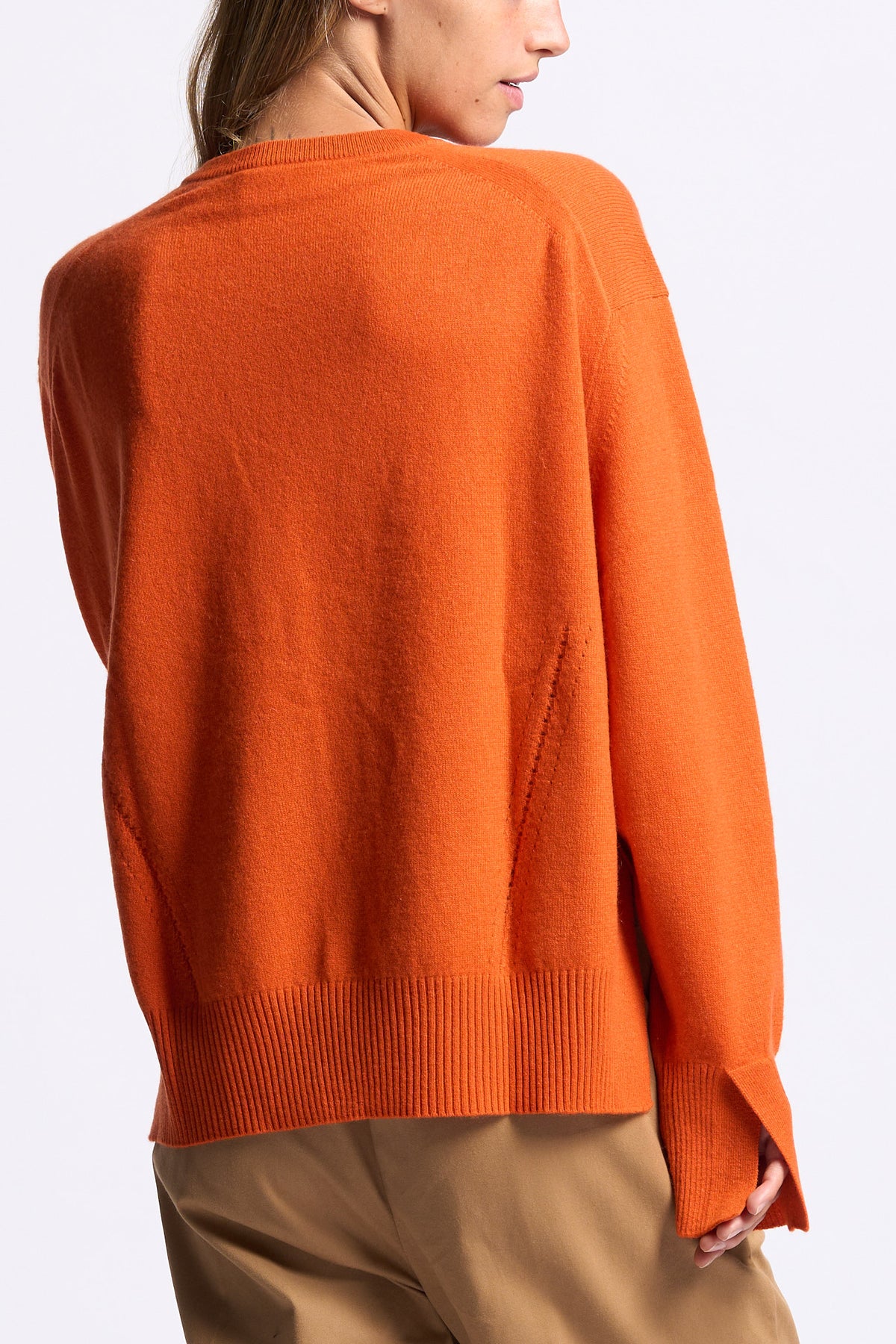 Semicouture Maglia Bertha Arancione Donna-7