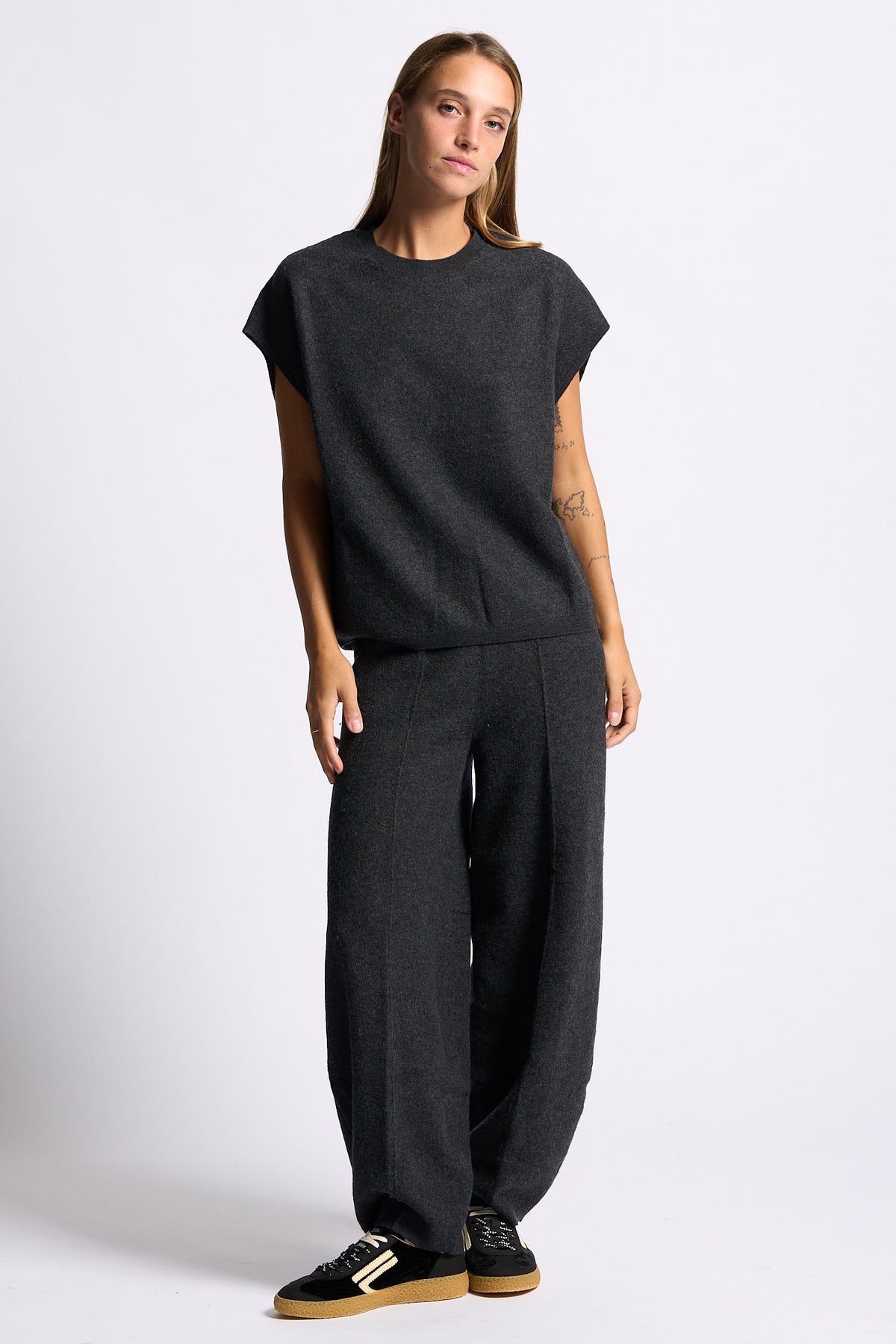 Semicouture Maglia Beth Grigio melange Donna-2