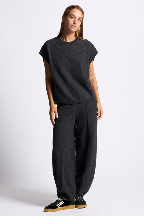 Semicouture Maglia Beth Grigio melange Donna-2