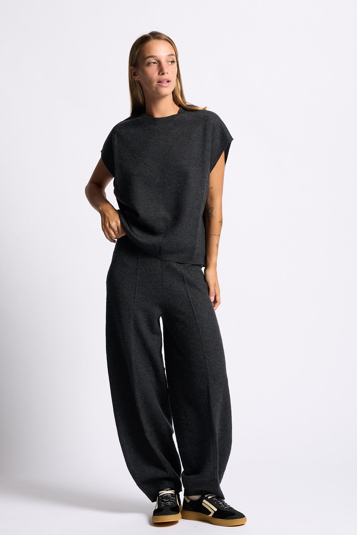 Semicouture Maglia Beth Grigio melange Donna-7